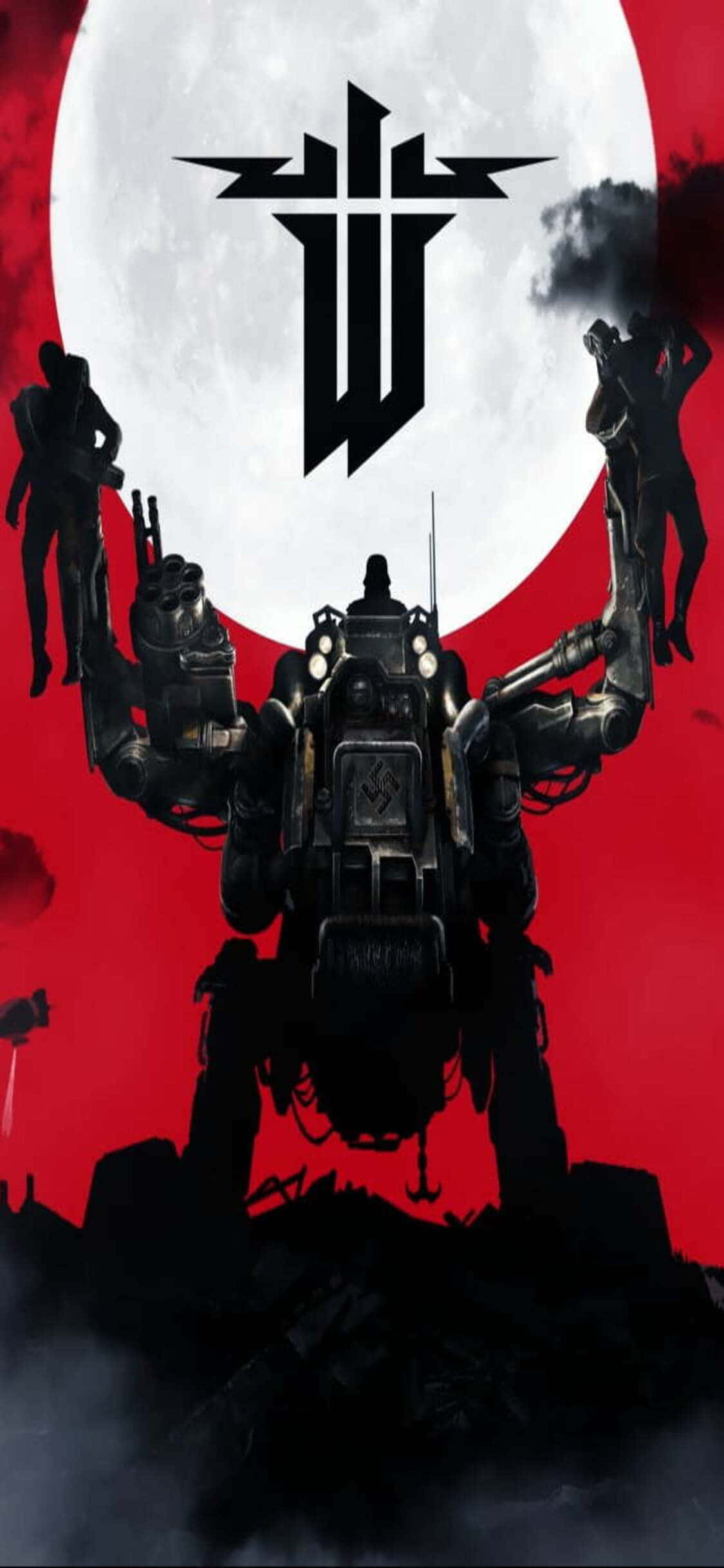 Ontketen jou Innerlike Held met Wolfenstein II op jou iPhone Xs Muurpapier