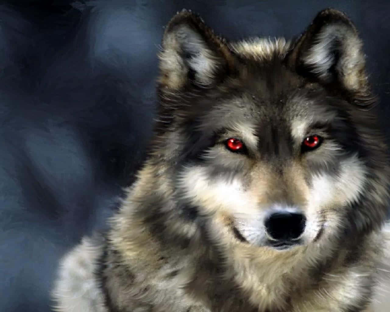 Ontketen jou innerlike krag met Cool Wolf Muurpapier