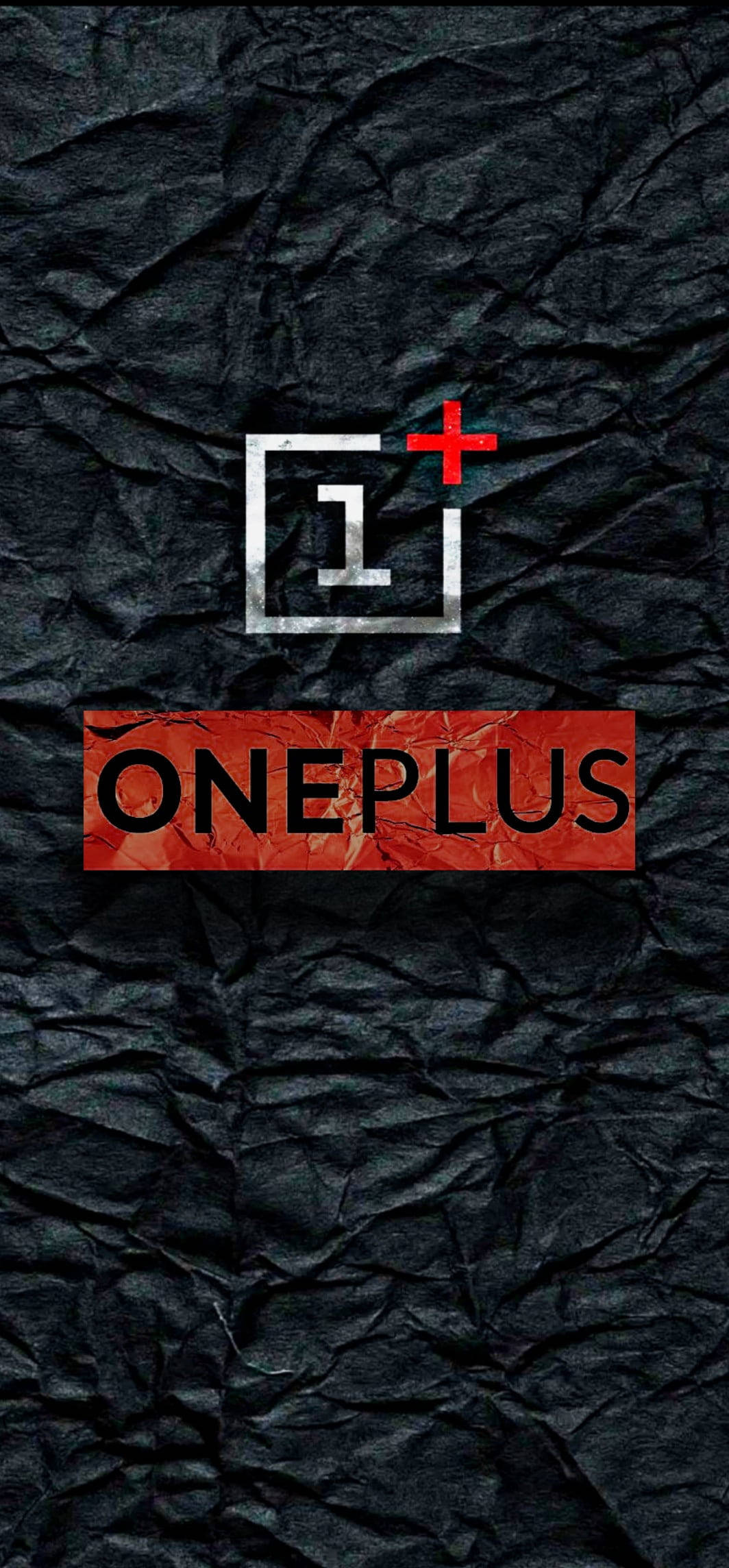 Ontketen Krag en Presisie - Nooit Tevrede OnePlus-logo Muurpapier