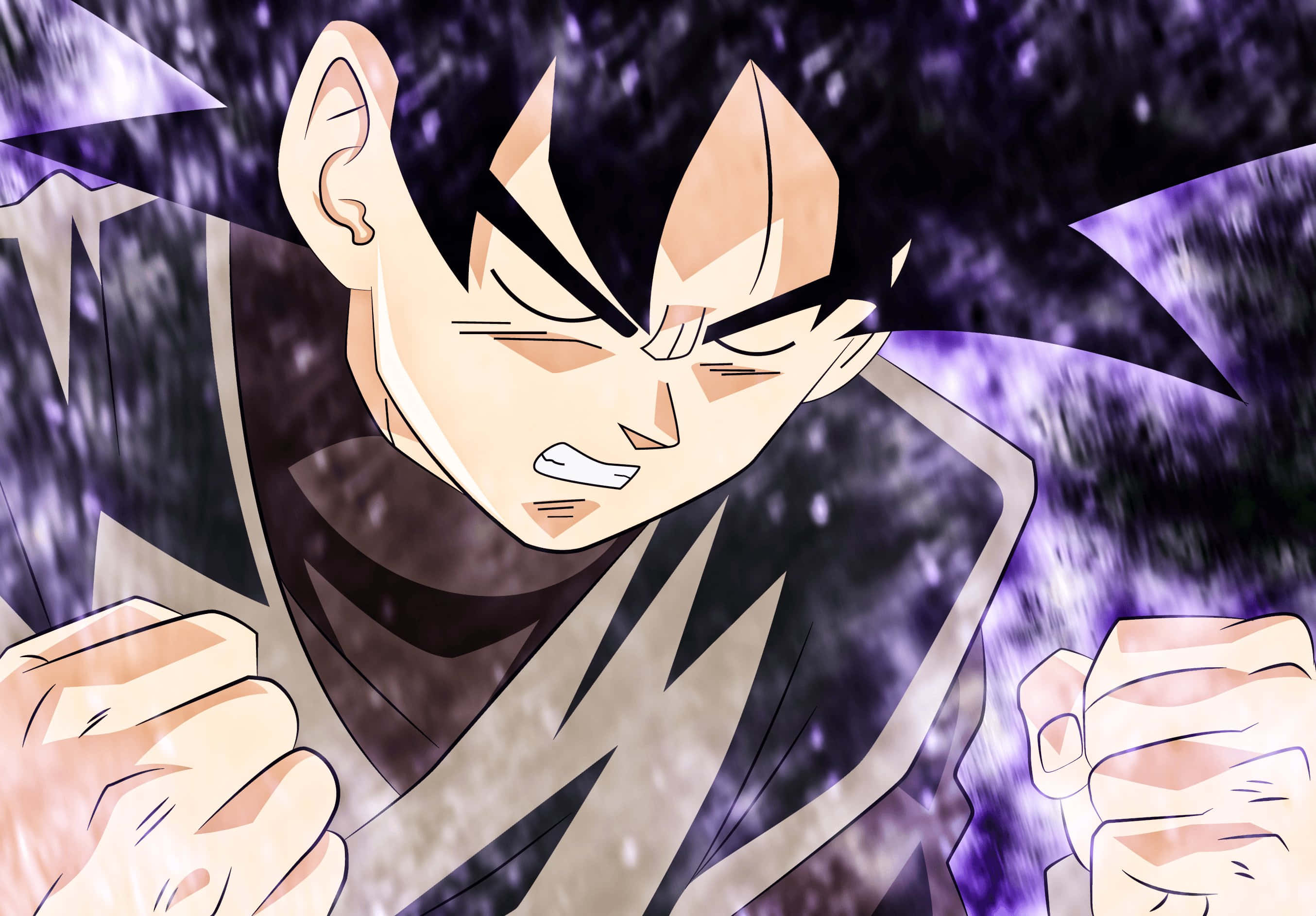 Ontketen Onstuitbare Krag – Goku Black Muurpapier