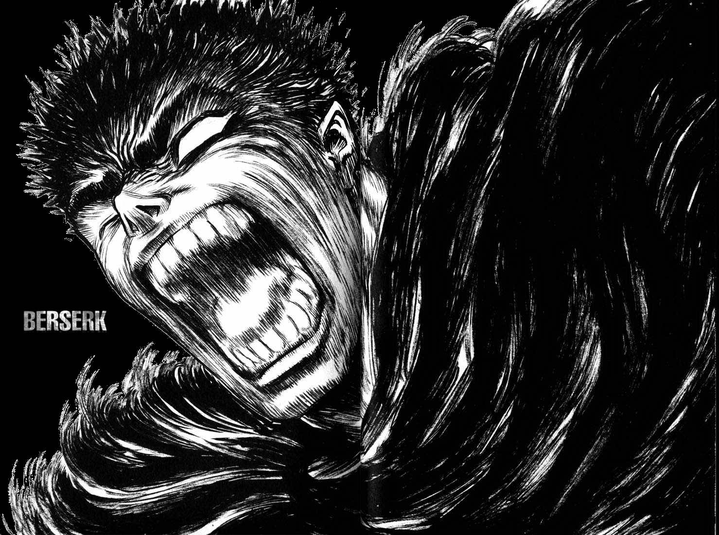 Ontmoet Berserk Guts, 'n onverskrokke huursoldaat. Muurpapier