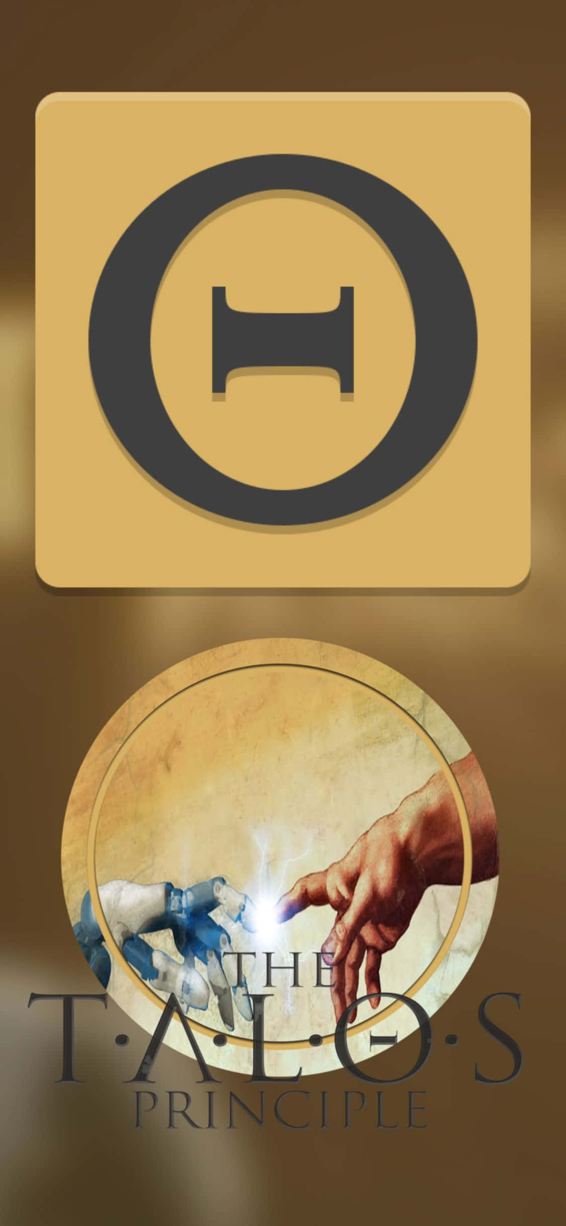 Ontsluit die geheime van The Talos Principle met iPhone Xs Muurpapier