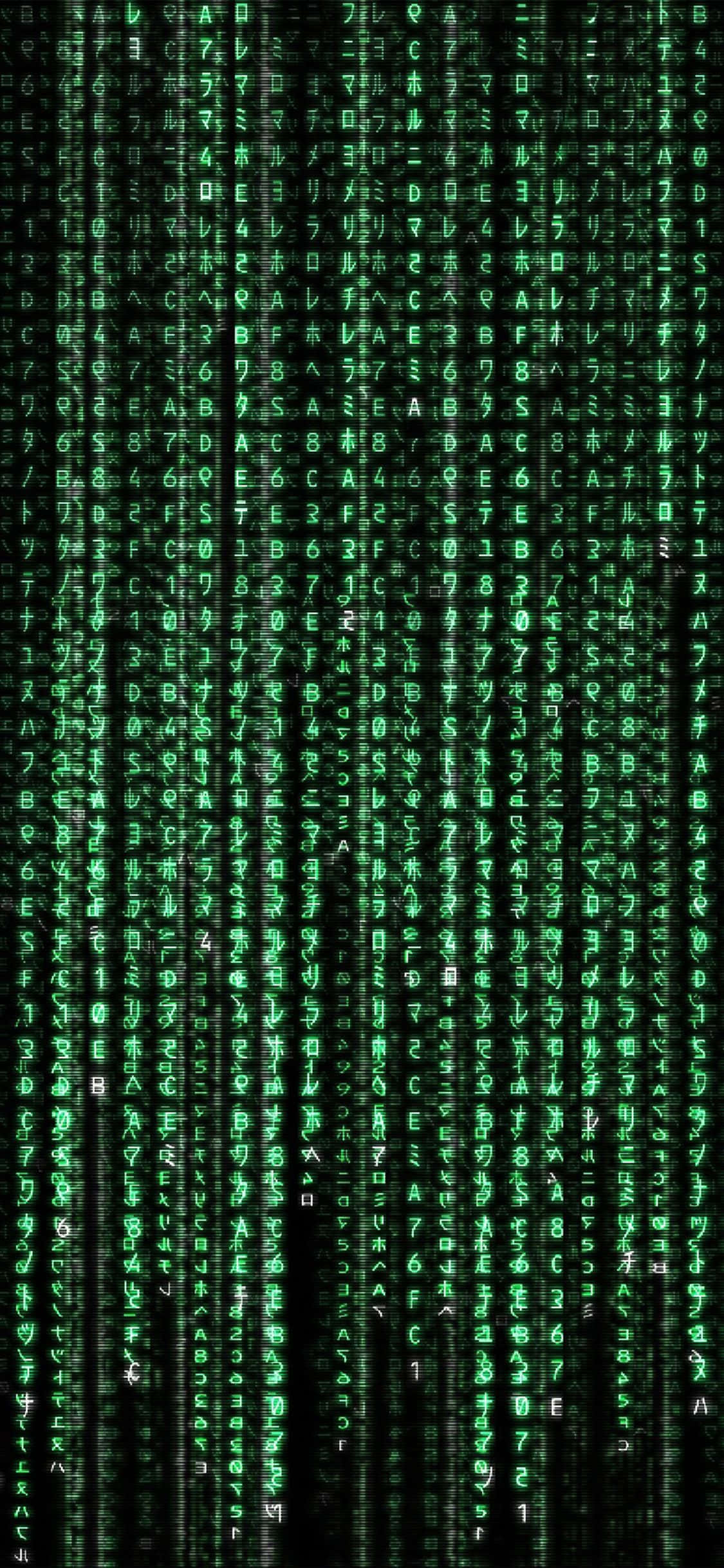 Ontsluit die krag van die Matrix selfoon Muurpapier