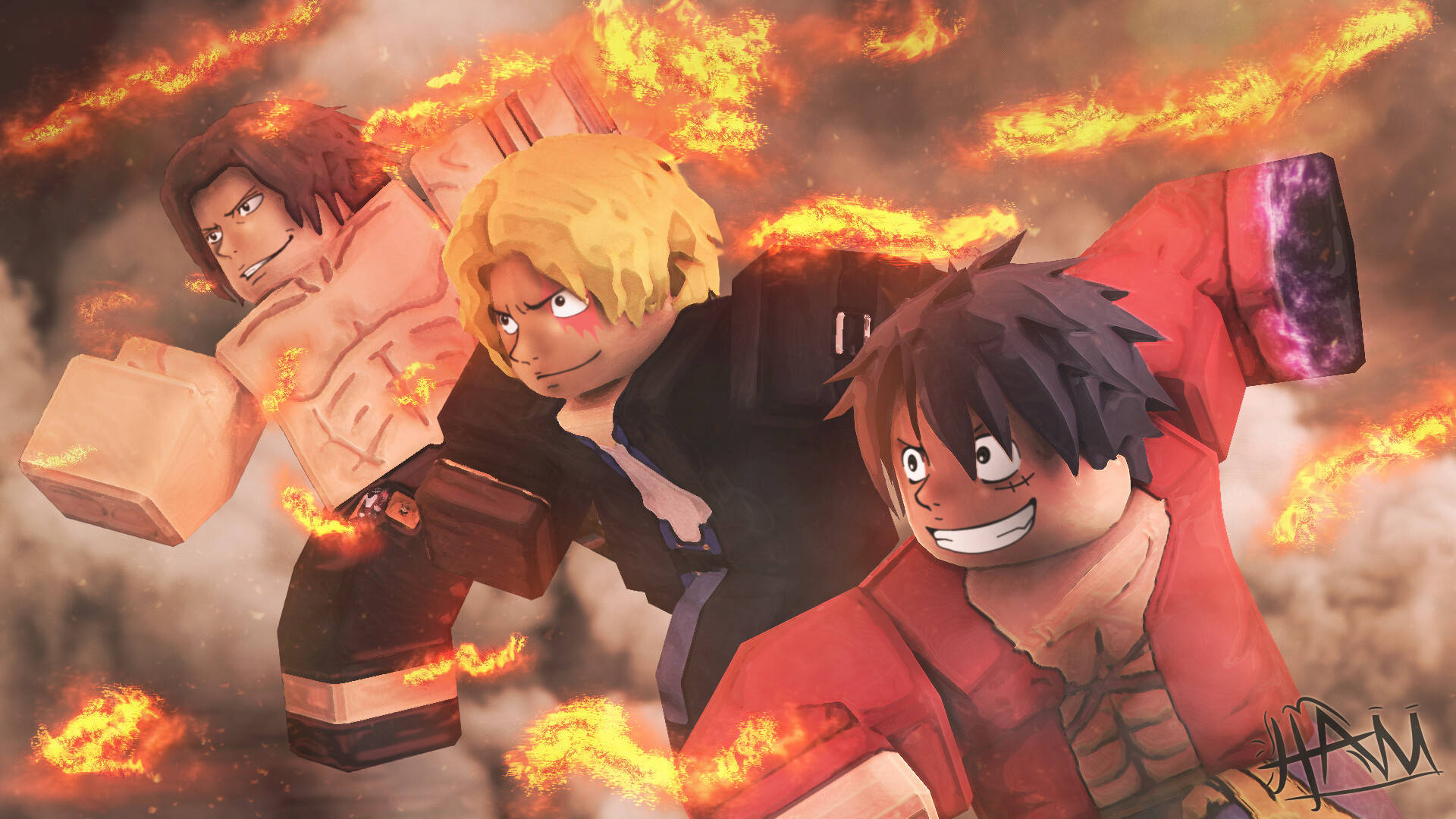 Roblox One Piece Anime agtergrond