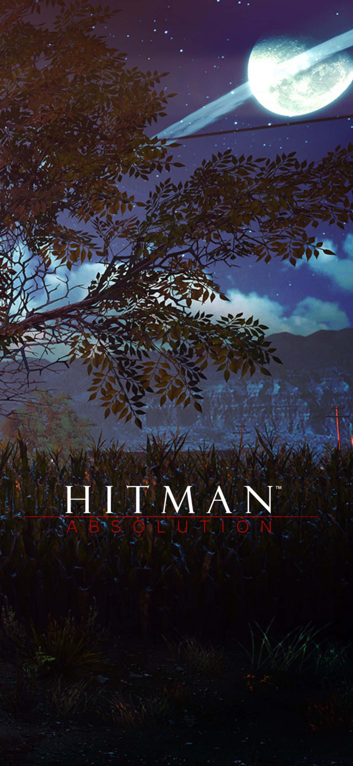 Ontsluit die Uitdaging van Hitman Absolution op iPhone X Muurpapier