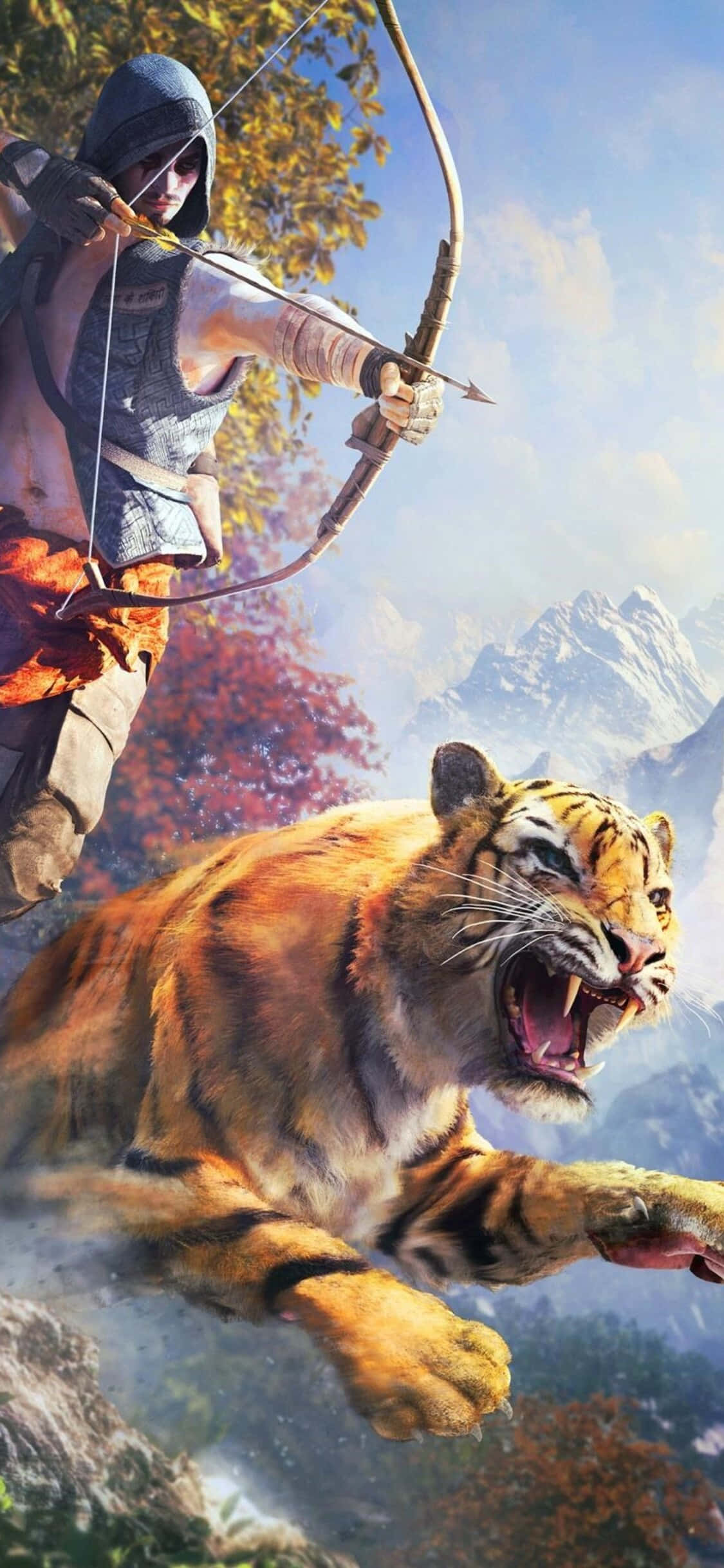 Ontsluit Far Cry 4 Nou Op iPhone Xs Muurpapier