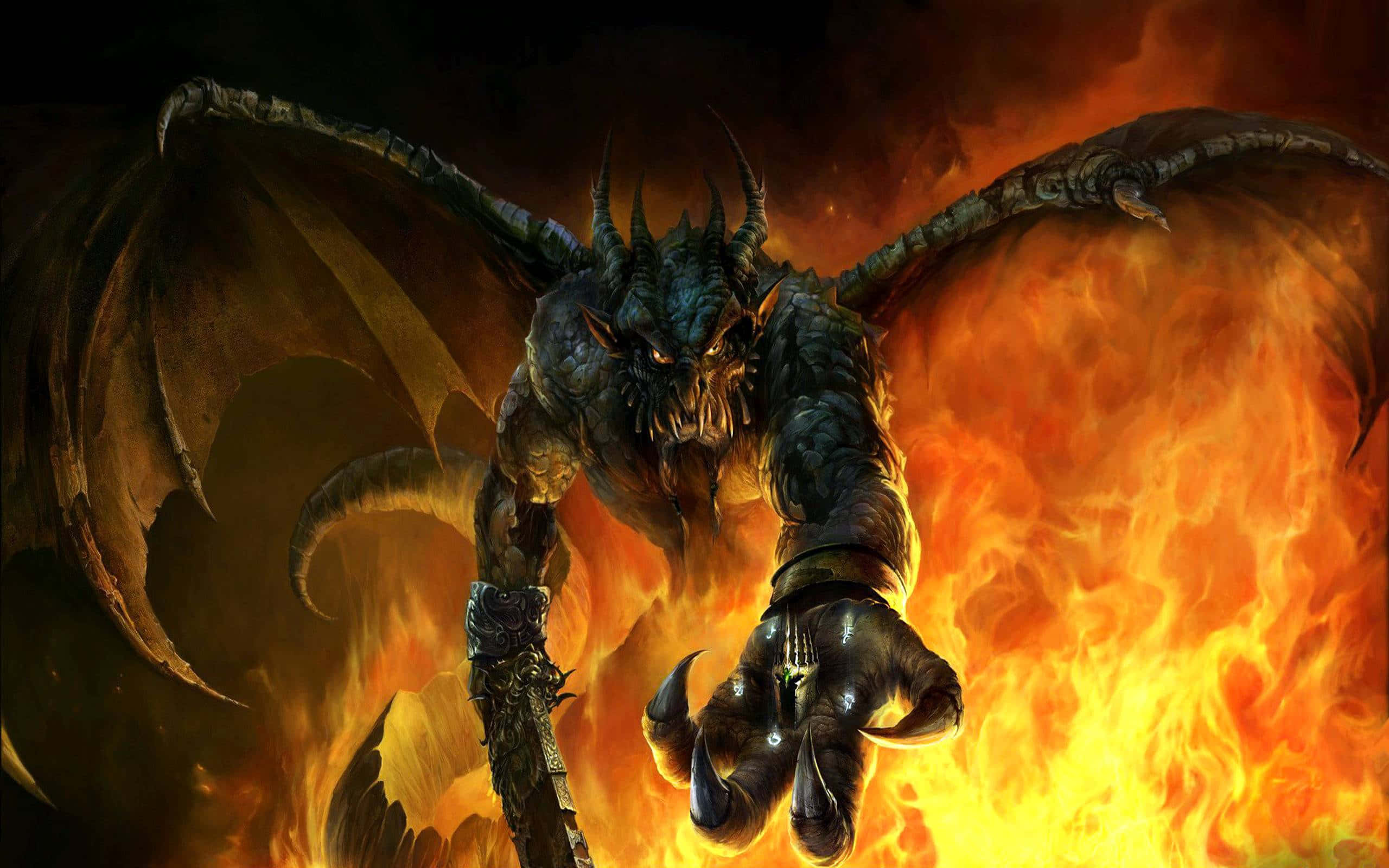 Ontsluit Jou Duisternis en Laat Jou Innerlike Demon Los Muurpapier
