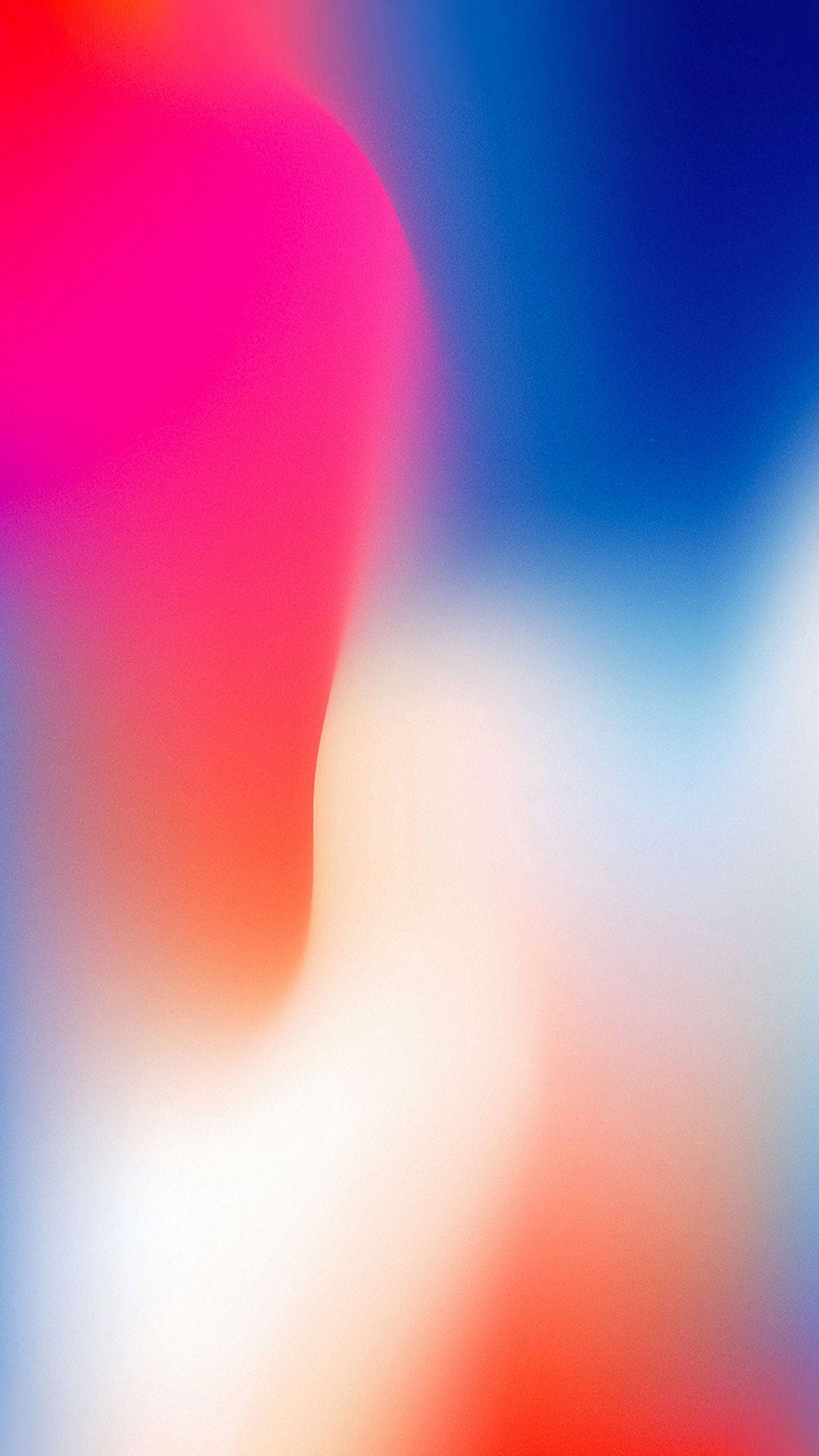 Ontsluit jou nuwe iPhone X met vet lyne en lewendige kleur Muurpapier