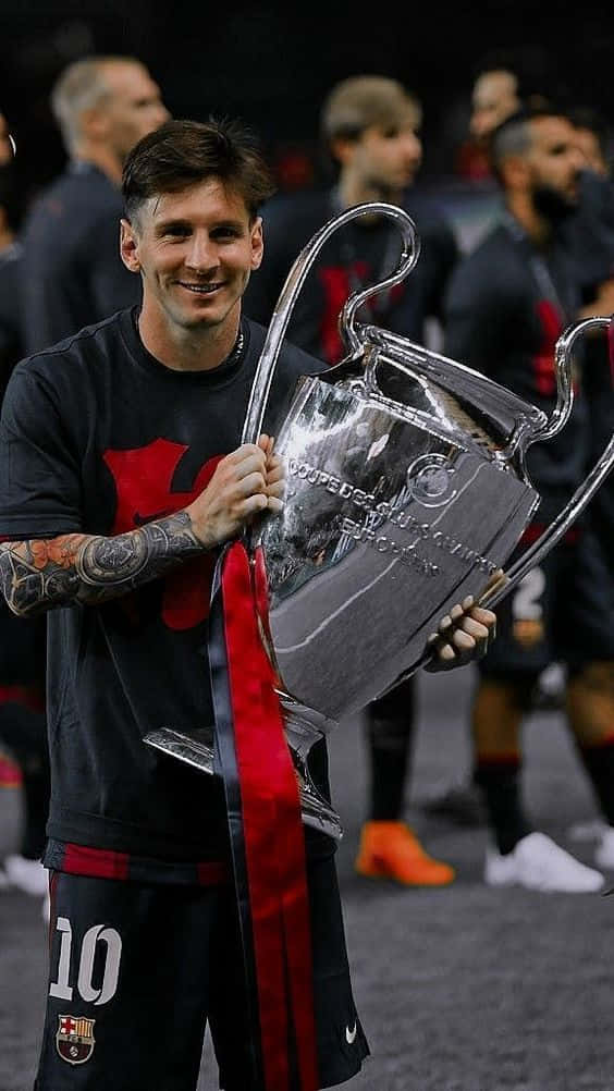 Ontsluit jou potensiaal met die nuwe Messi iPhone. Muurpapier