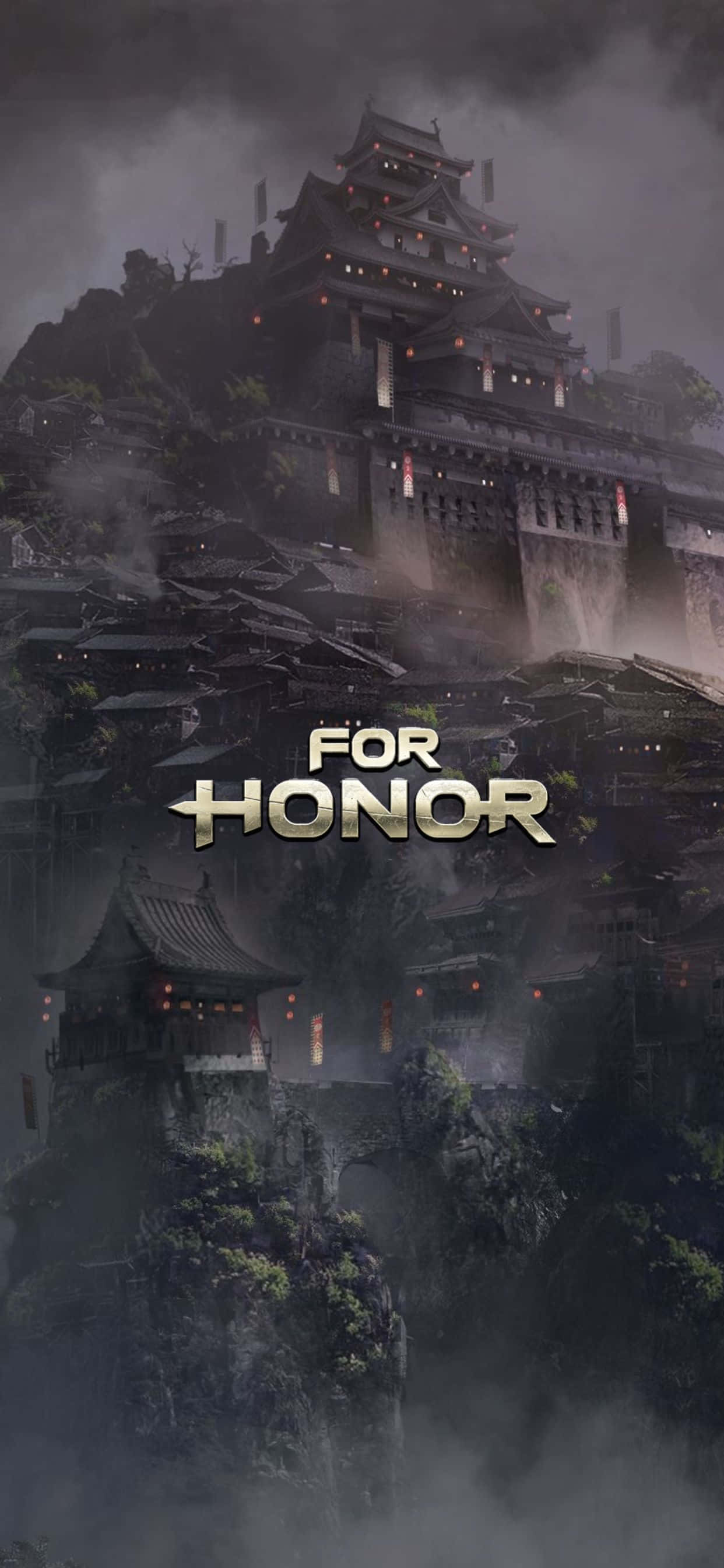 "Ontsluit 'n nuwe vlak van intense speletjies met die iPhone Xs Max For Honor." Muurpapier