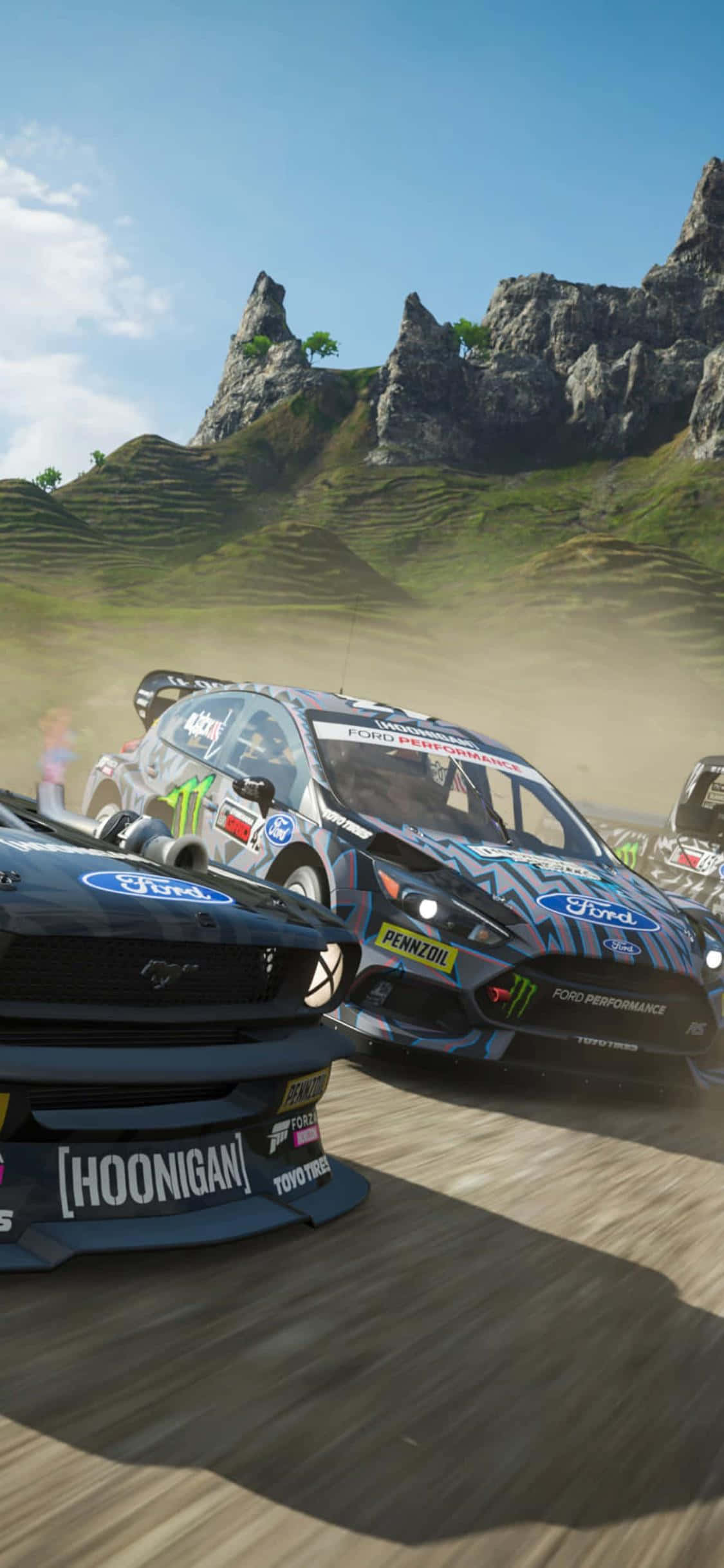 Ontsluit Nuwe Vlakke met iPhone Xs en Forza Horizon 4 Muurpapier
