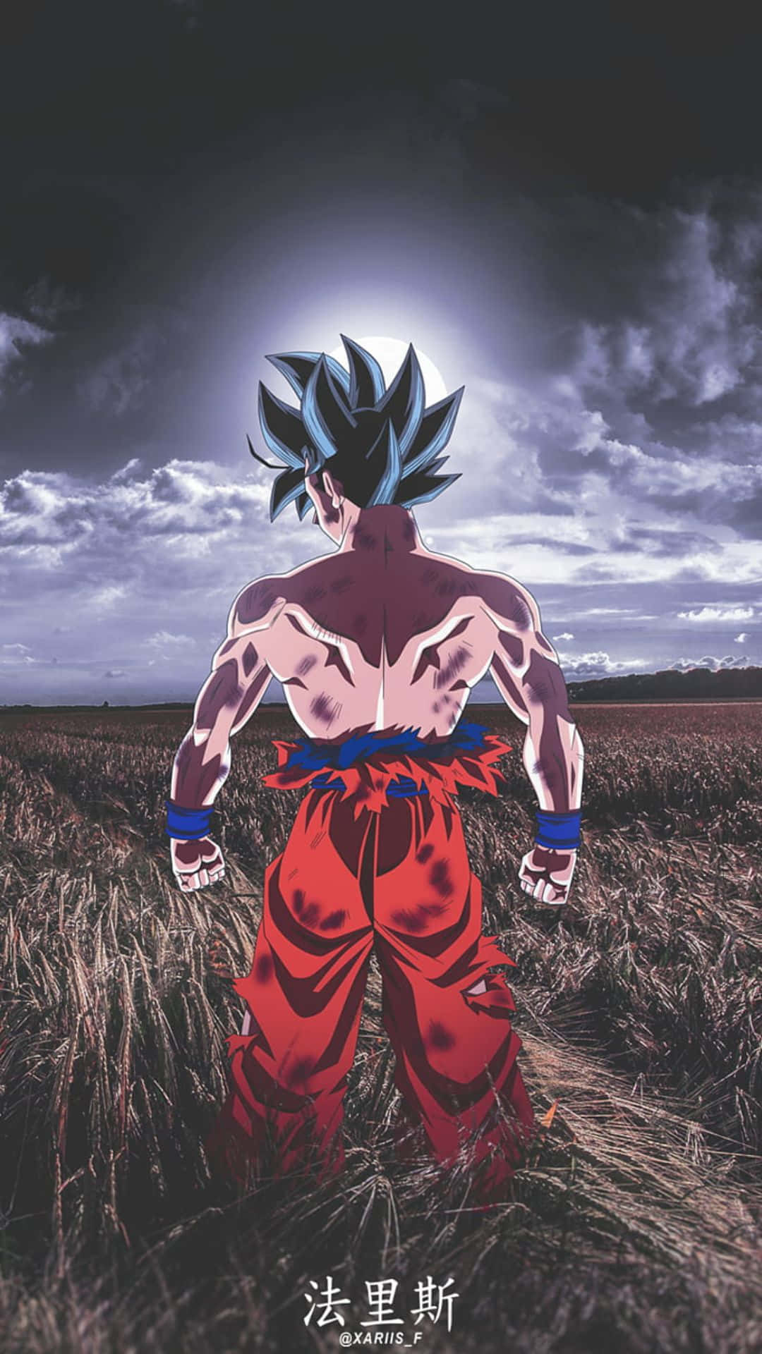 "Ontsluit Onbeperkte Krag met Goku Ultra Instink" Muurpapier