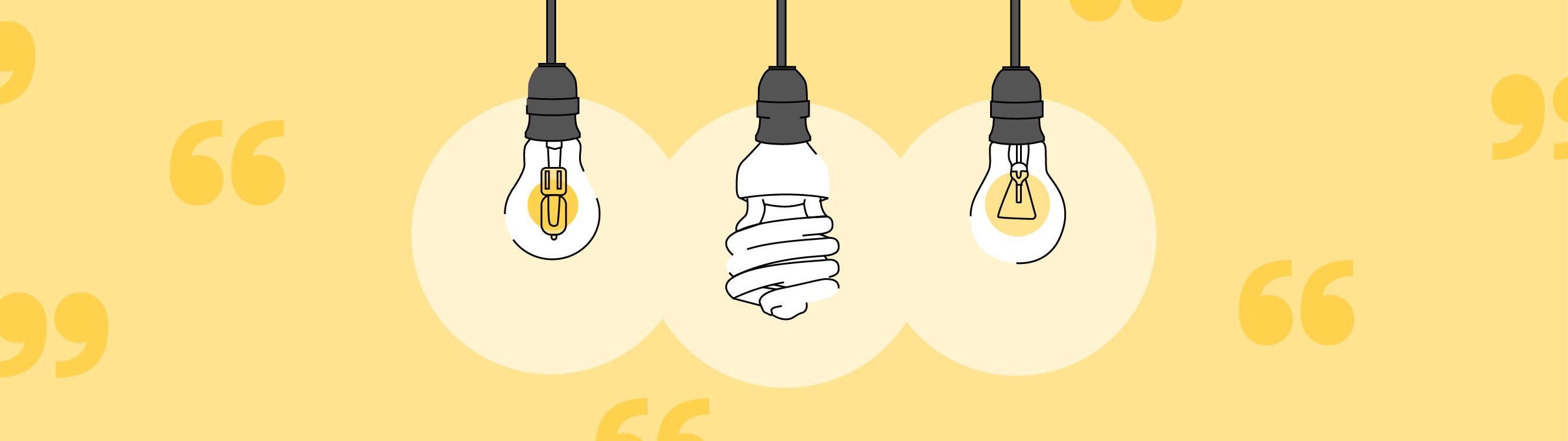 Ontsteek Wysheid - 'n Gloeilamp Illustrasie Muurpapier