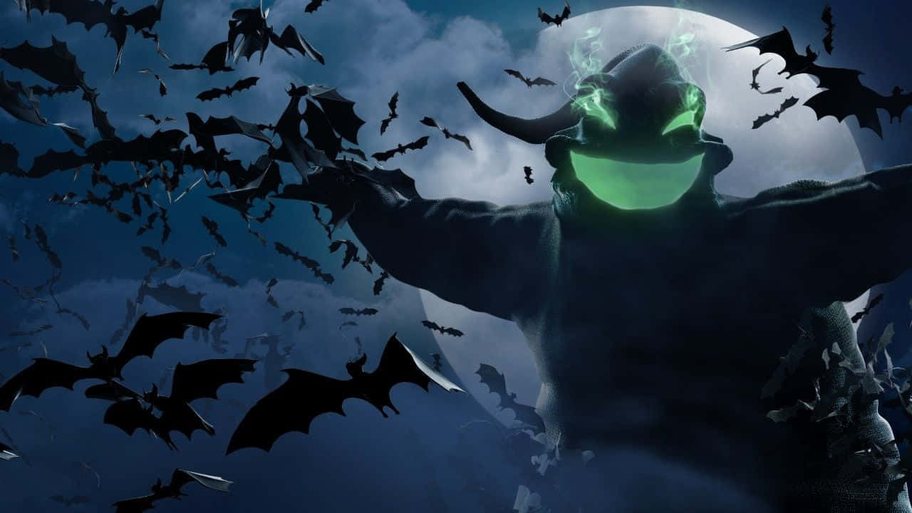 Oogie Boogie met Vlermuise Muurpapier
