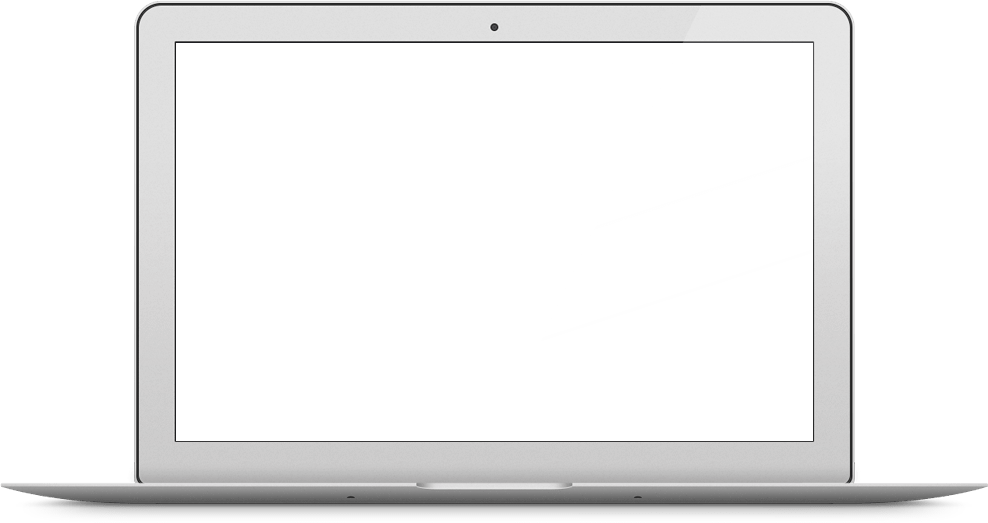 Oop Silwer Mac Book met Leë Skerm Muurpapier