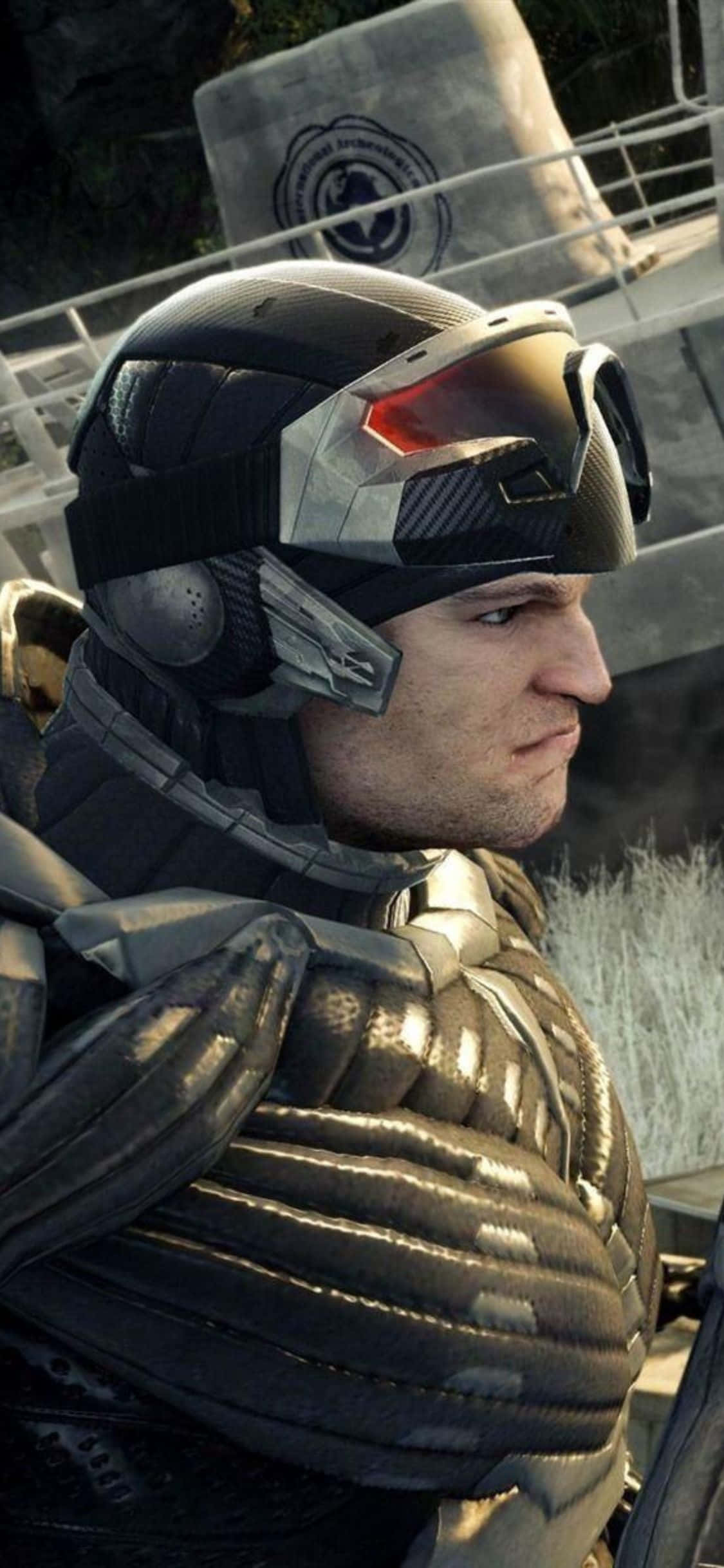 Oorleef in die aksiebelaaide speletjie van Crysis 3. Muurpapier