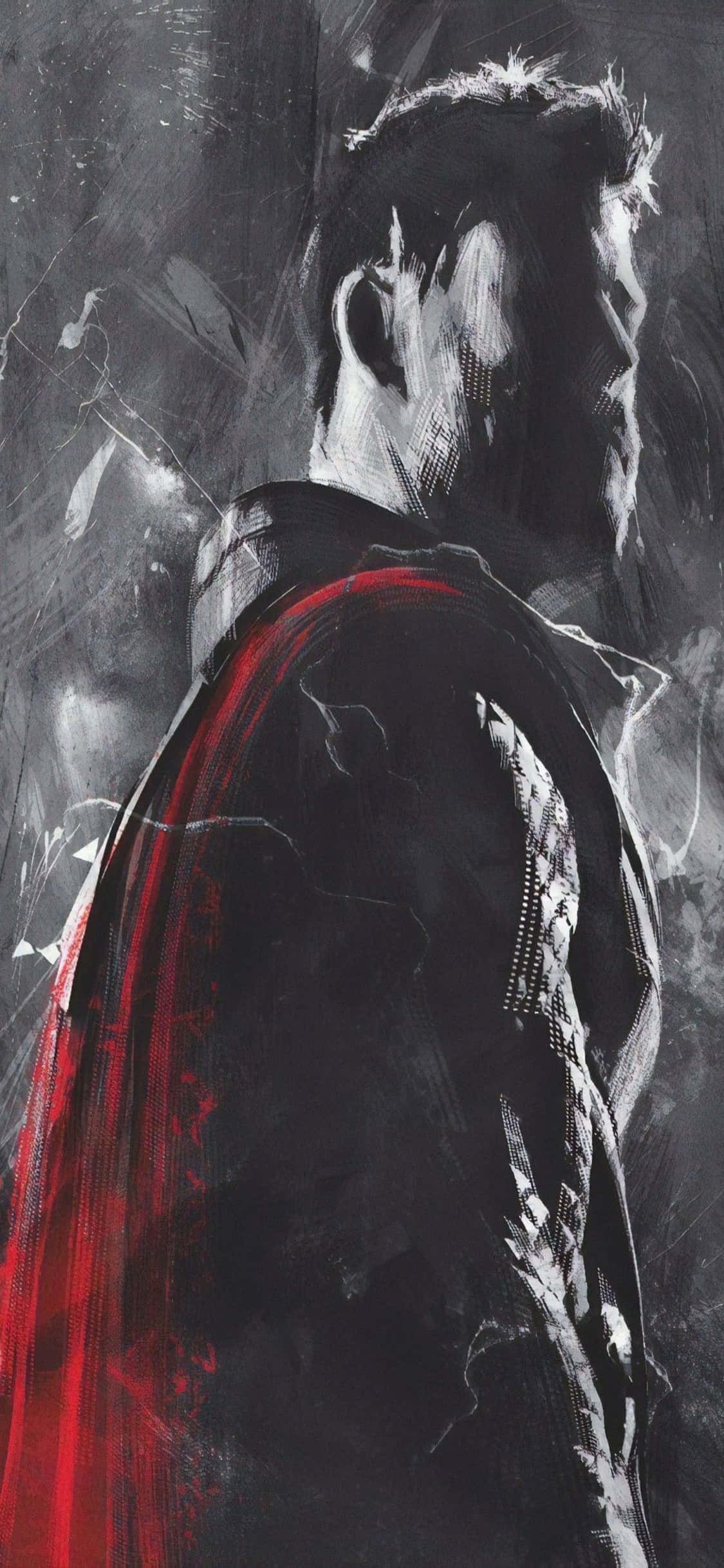 Oorwin die Avengers-uitdaging op die Kragtige iPhone Xs Muurpapier