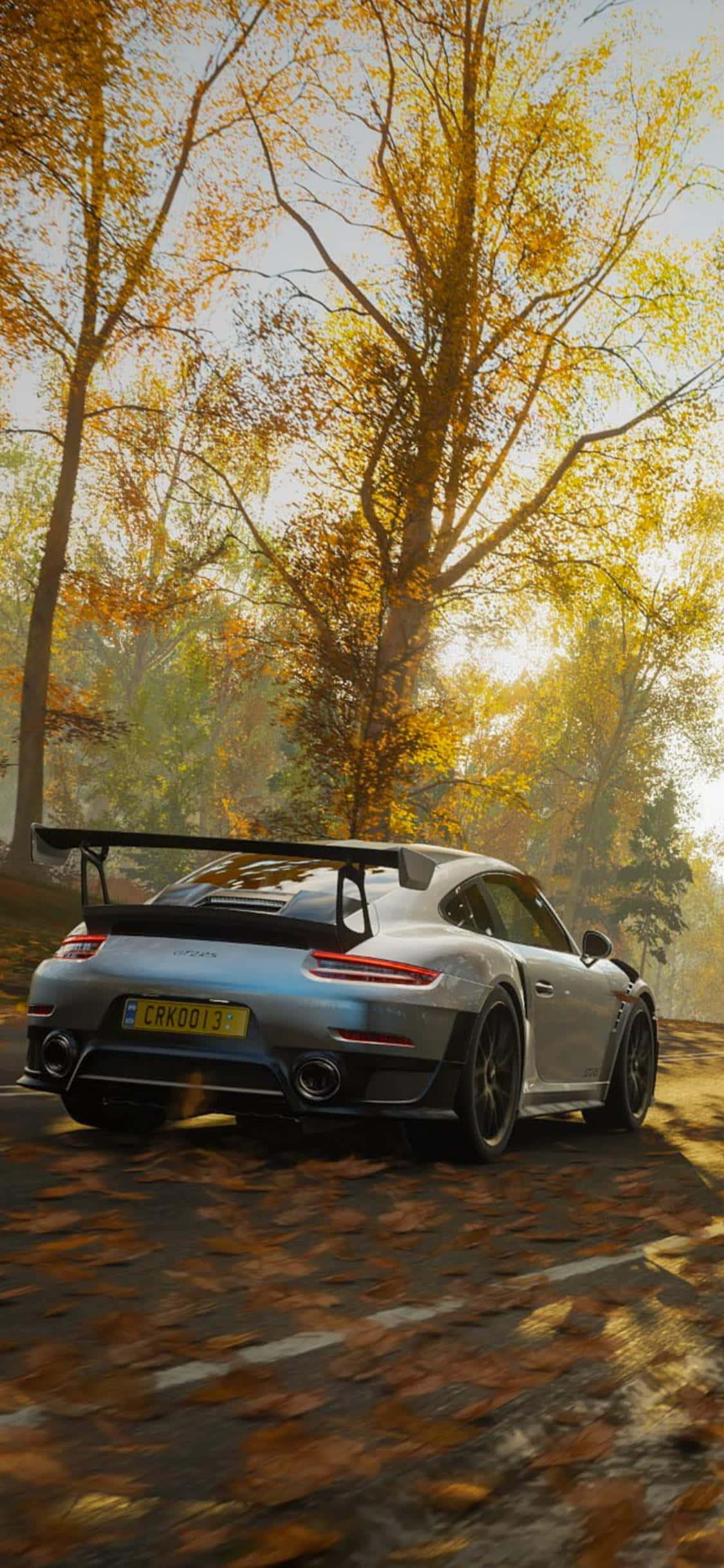 Oorwin die resiesbane met iPhone XS en Forza Horizon 4 Muurpapier