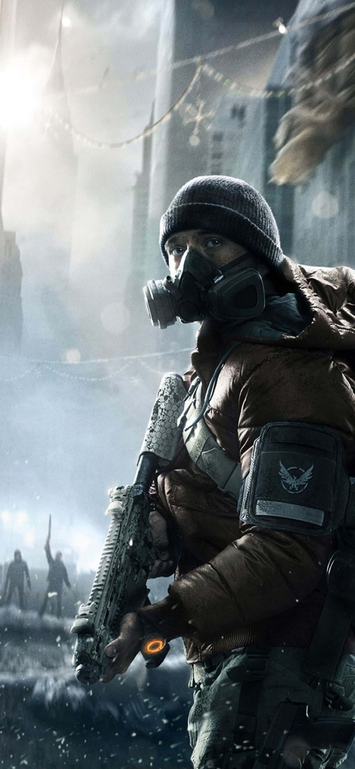 Oorwin The Division op jou iPhone Xs Max Muurpapier