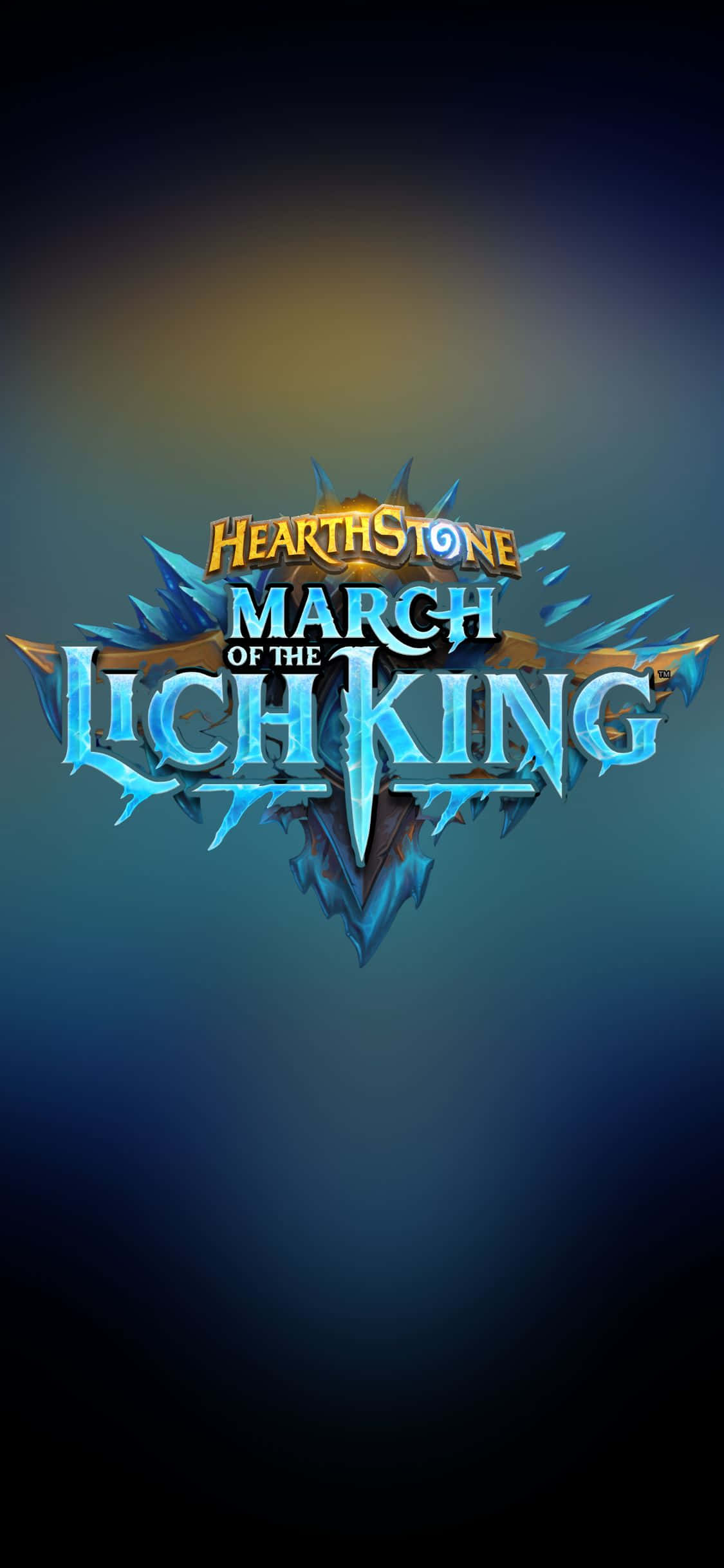Optog van die Likkoning iPhone XS Hearthstone-agtergrond Muurpapier