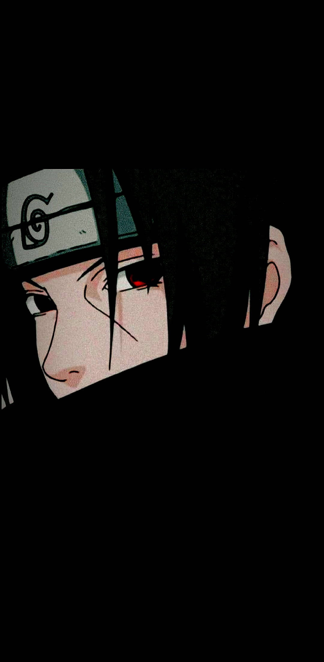 Opvallende Akatsuki Uchiha Itachi PFP Nabyfoto Muurpapier