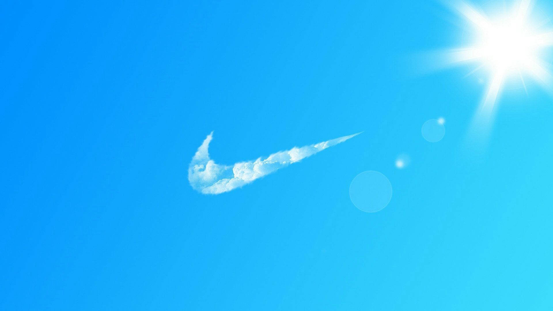Opvallende Styl met Nike Sneakers Muurpapier
