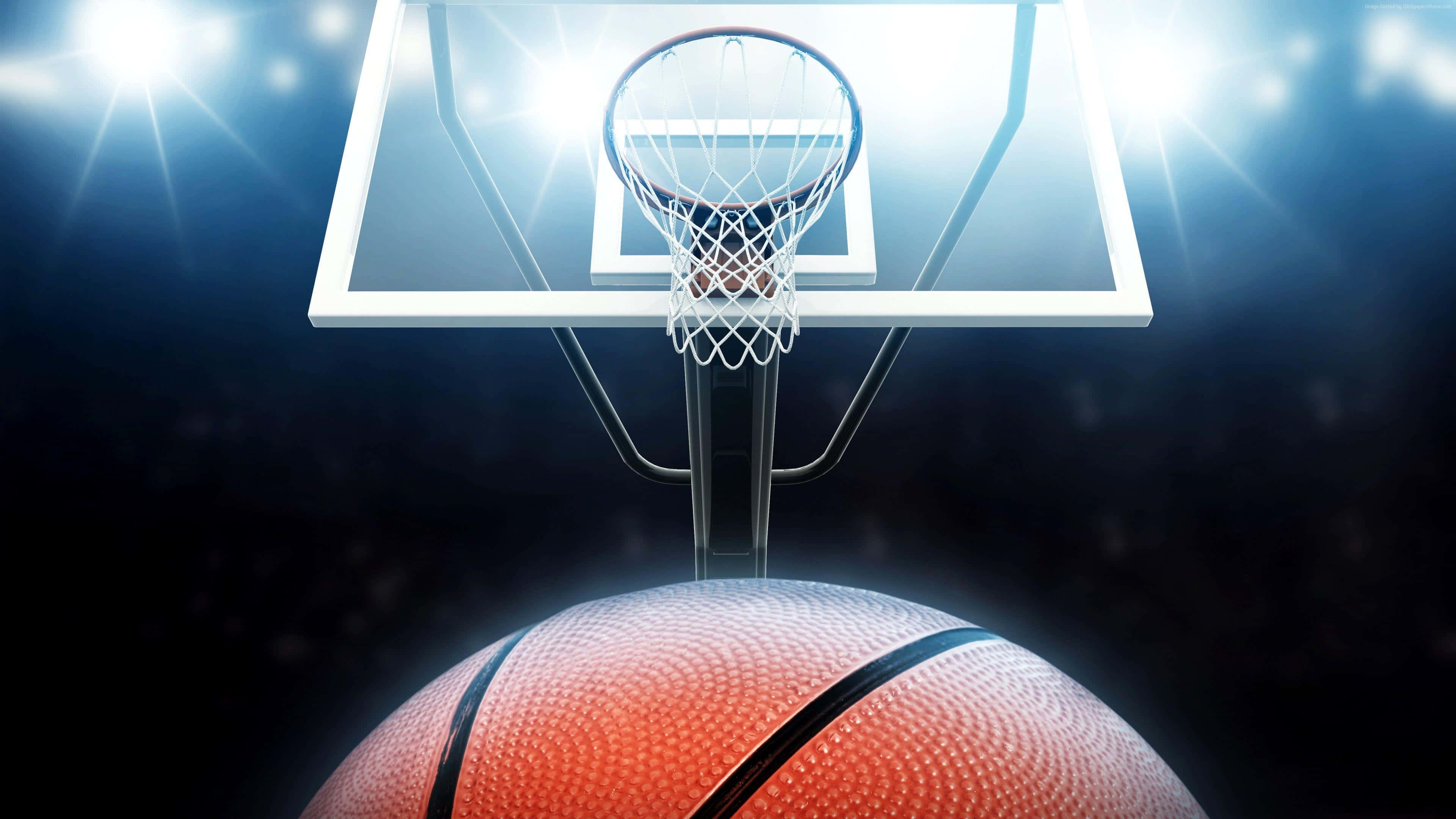 Opwindende 4K Basketsessie Muurpapier