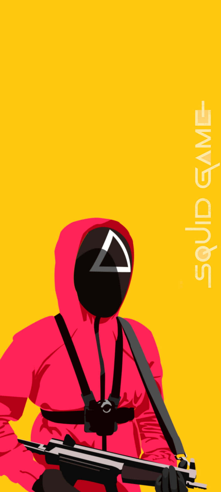 Opwindende Toneel uit die Squid Game-reeks Muurpapier