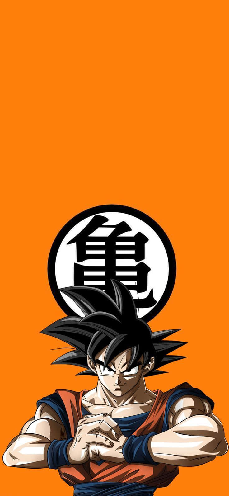 Oranje Dragon Ball Z Prent Muurpapier