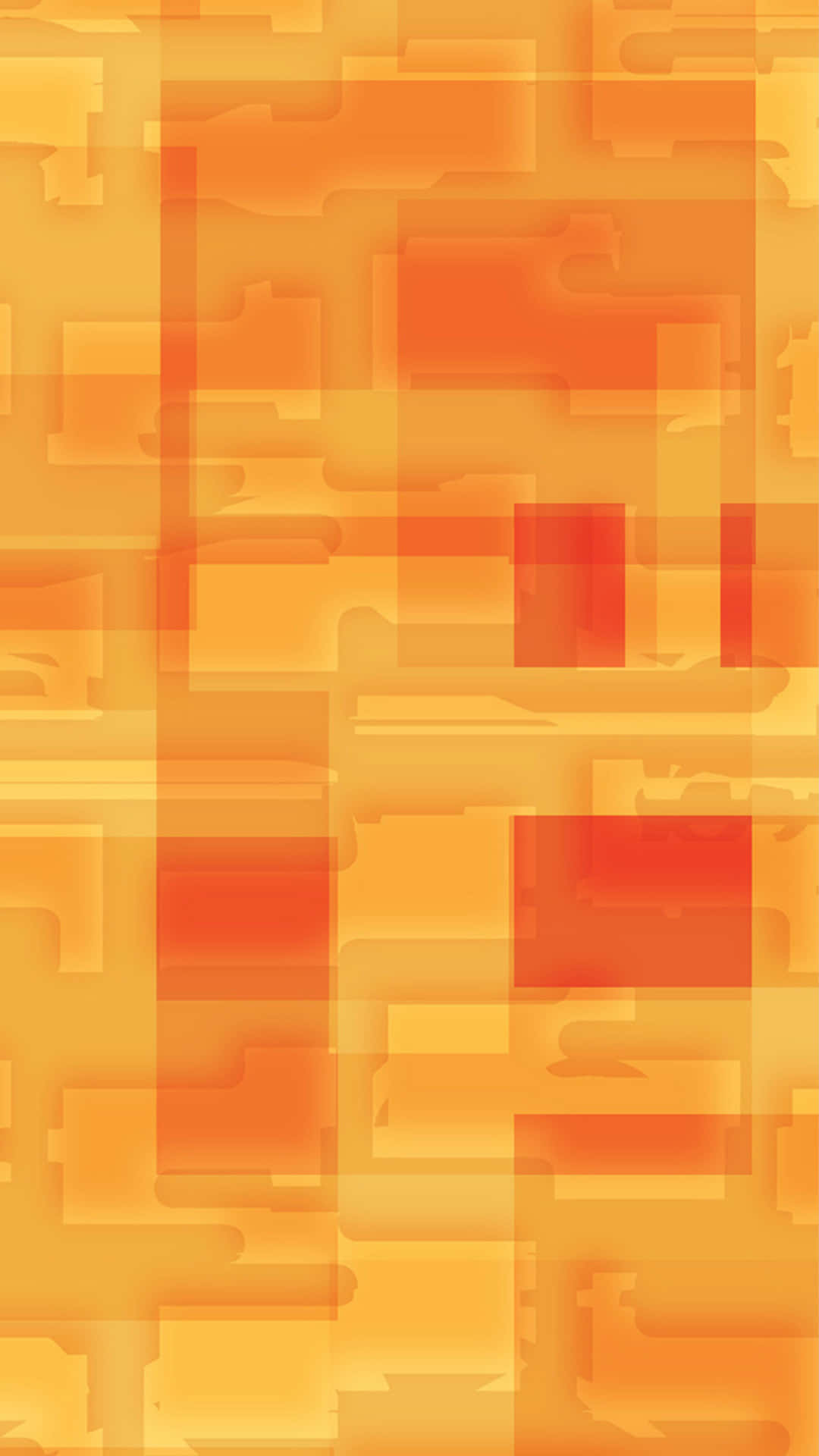 Oranje iPhone Abstrakte Kuns Muurpapier