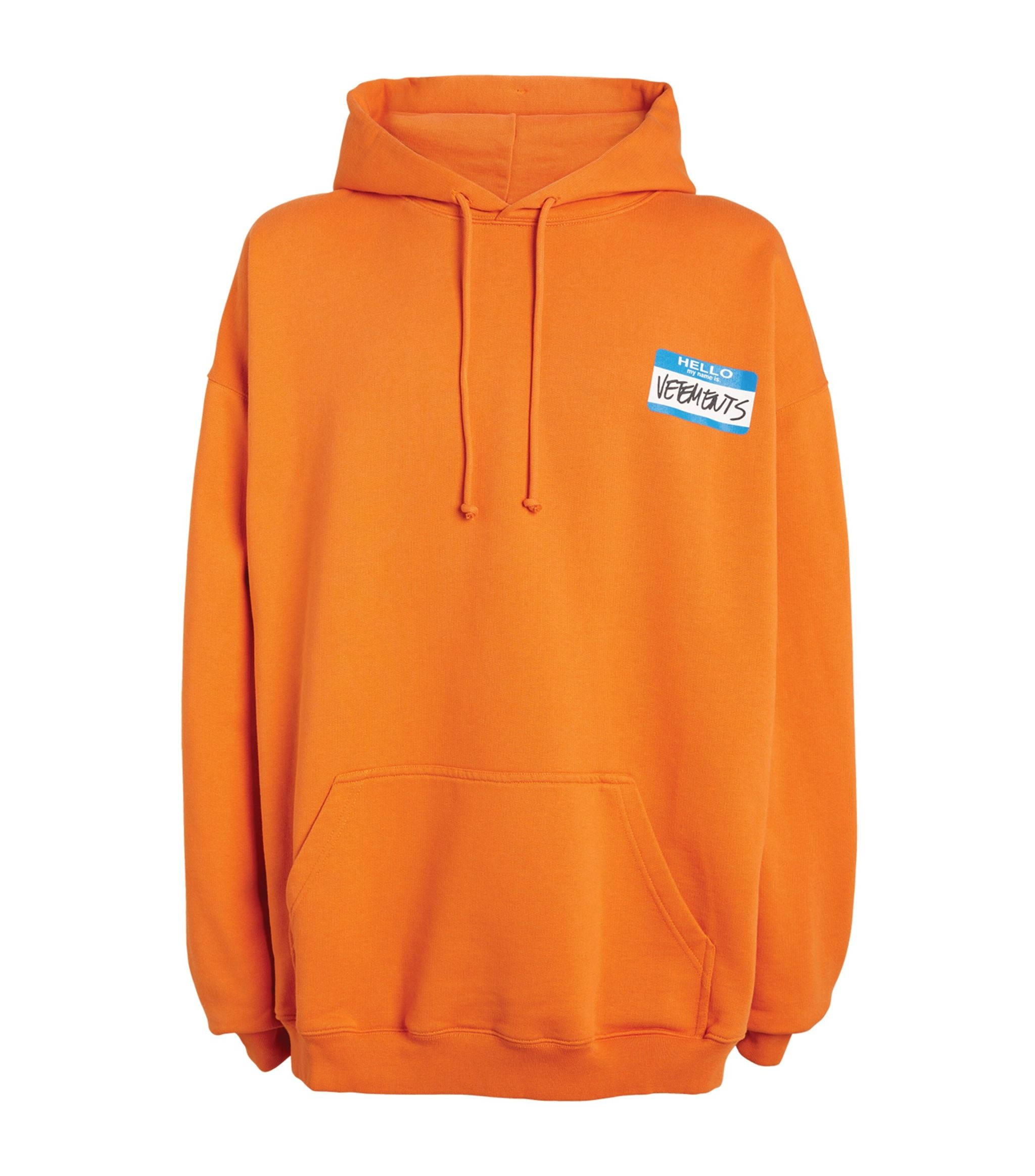 Oranje Vetements Kapstuk Muurpapier