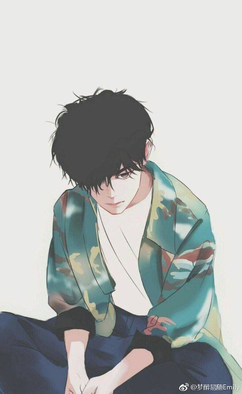 Oulik Anime PFP Emo Ou Muurpapier