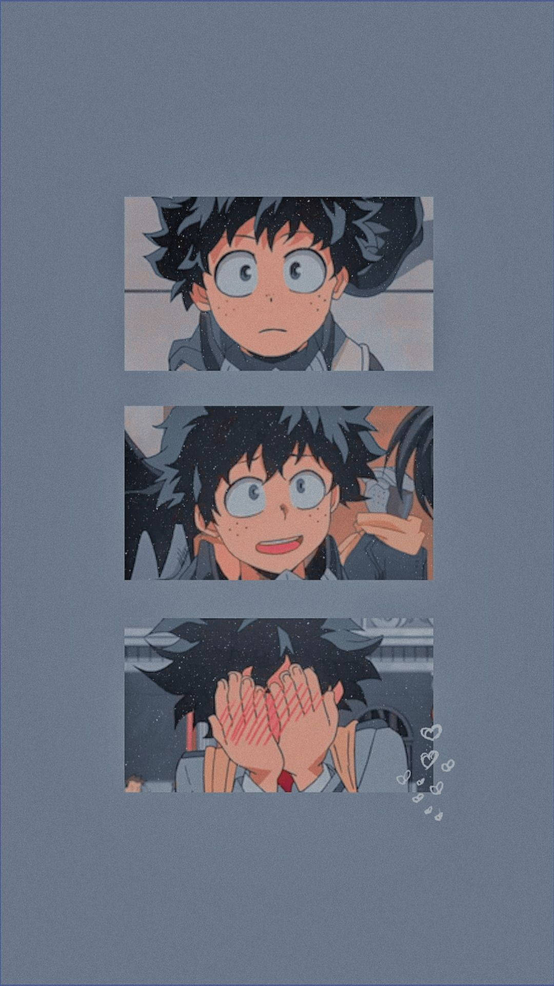 Oulike Anime PFP Izuku Muurpapier