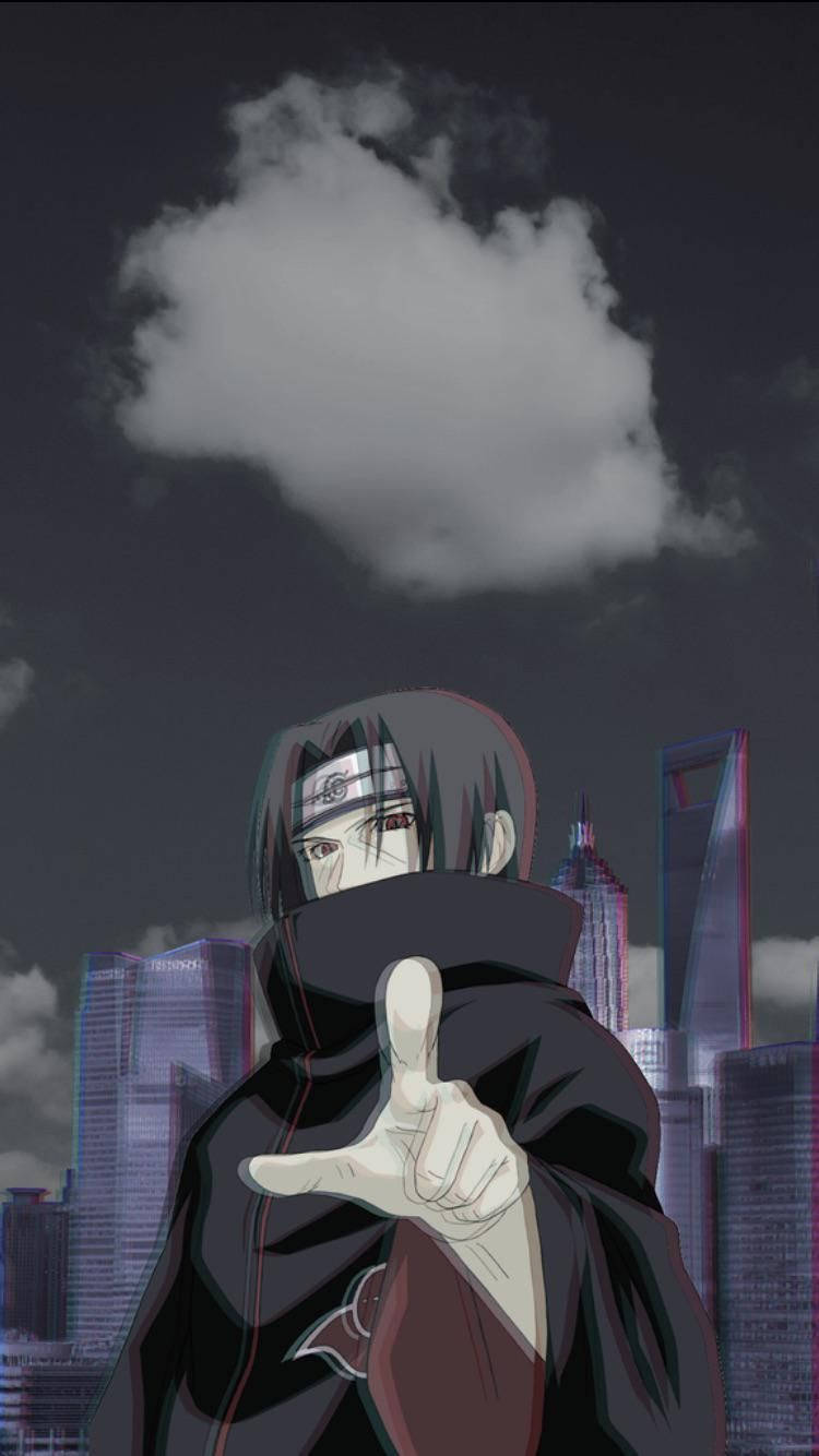 Oulike Anime PFP Itachi Muurpapier