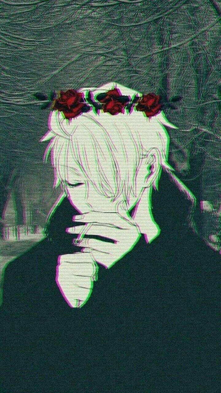 Oulike Anime PFP Rooskroon Ouman Muurpapier