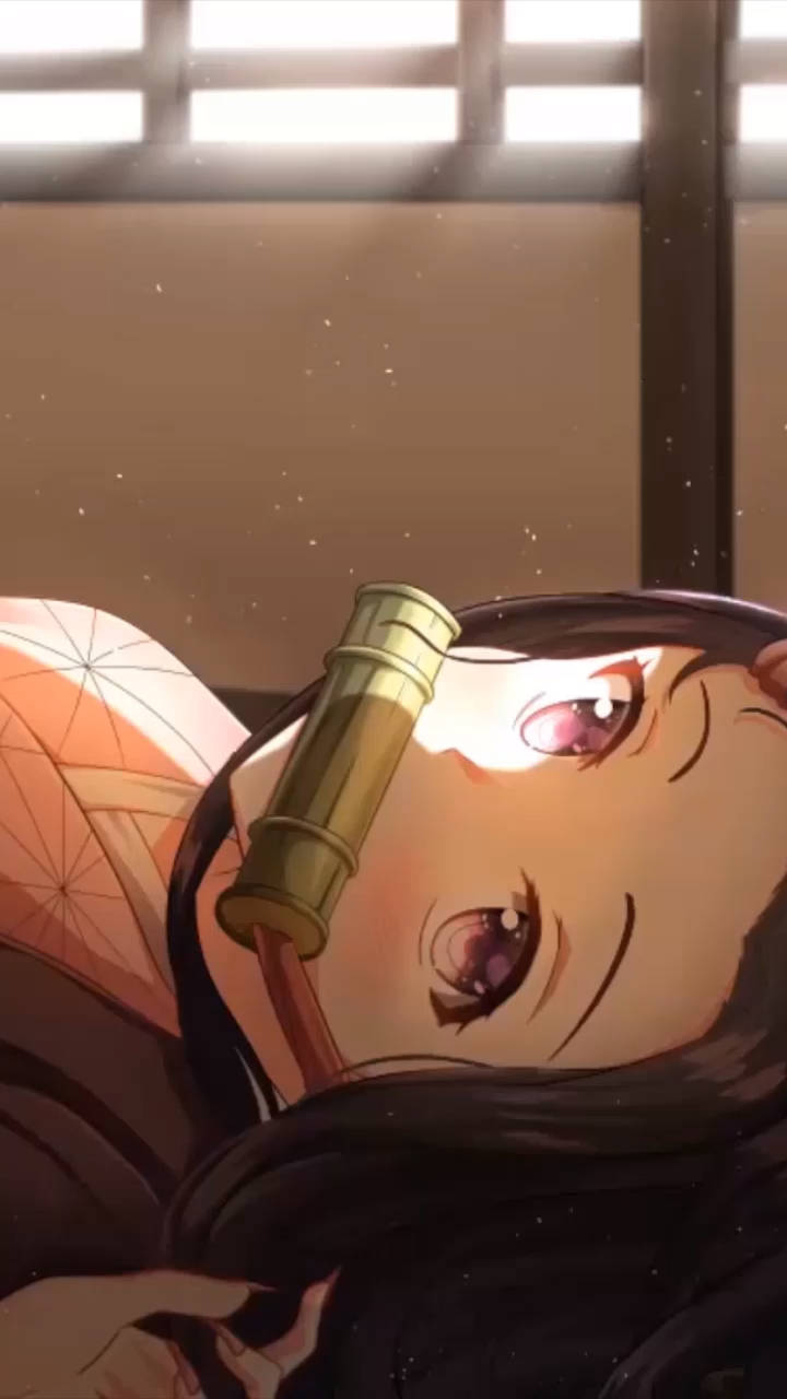 Oulike Anime PFP Nezuko Kamado Muurpapier