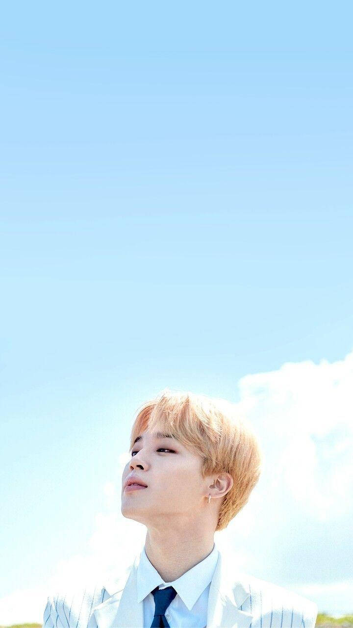 Oulike BTS Jimin onder die Hemel Muurpapier