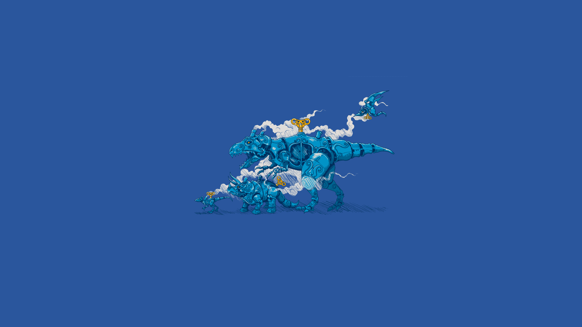 Oulike dinosourus 1920 x 1080 prent Muurpapier