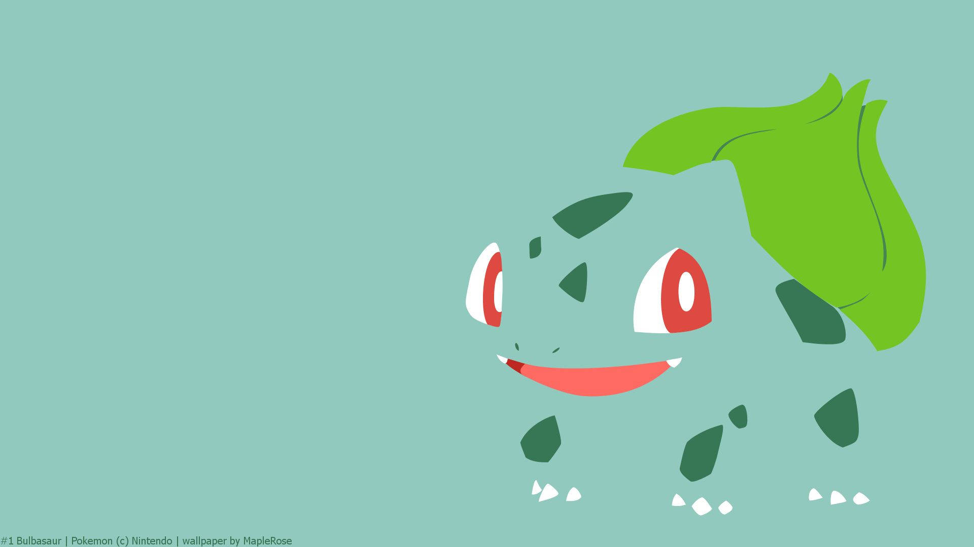 Oulike en Knuffelige Bulbasaur Muurpapier