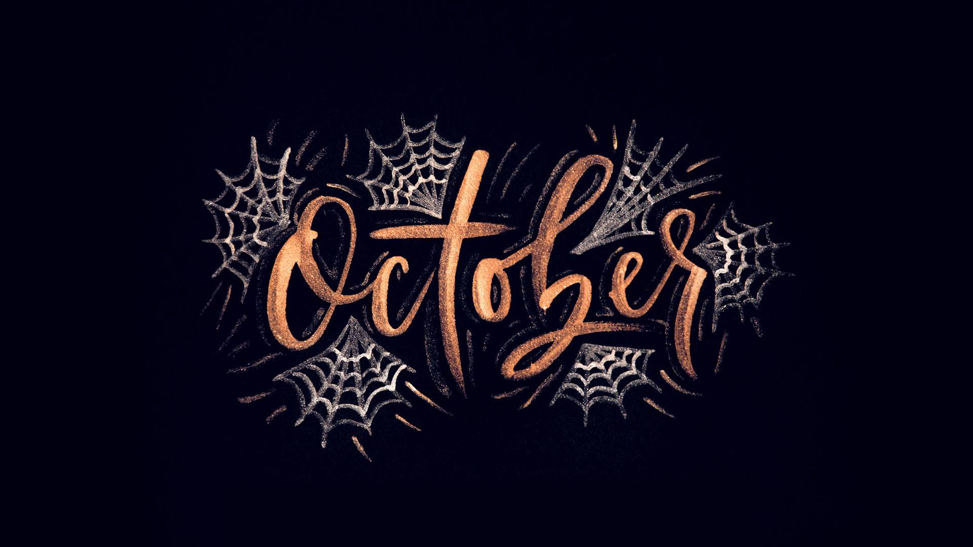 Oulike Estetiese Halloween Oktober Muurpapier
