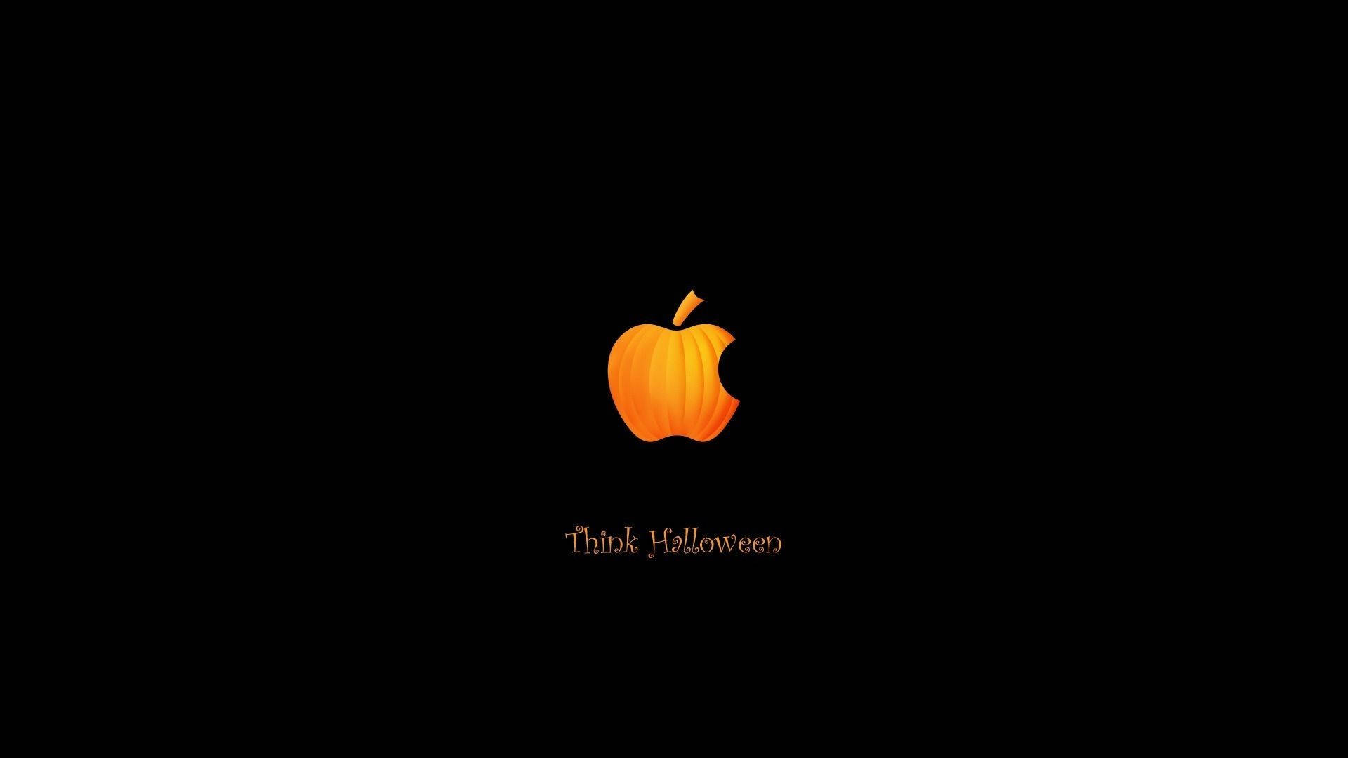 Oulike Estetiese Halloween Pampoen Appel Muurpapier