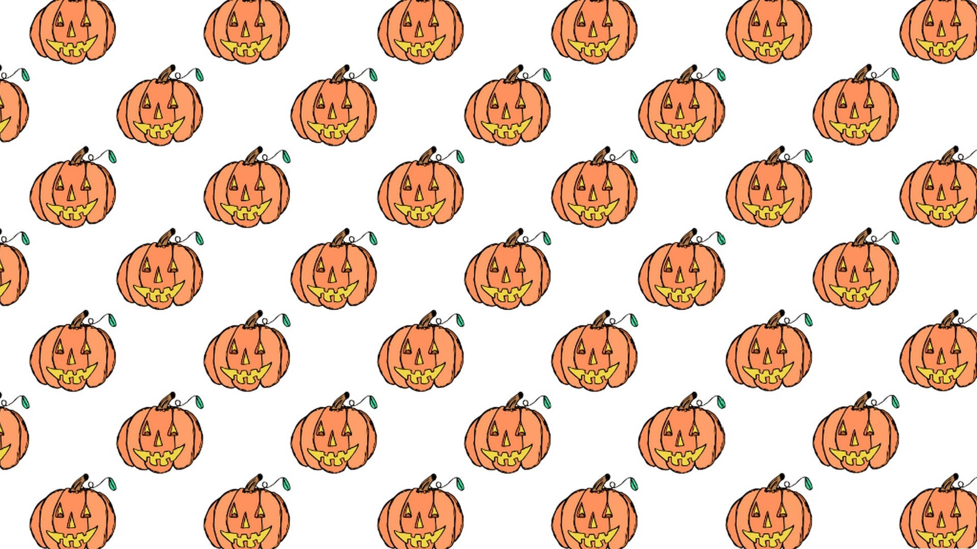Oulike Estetiese Halloween Klassieke Pampoene Muurpapier