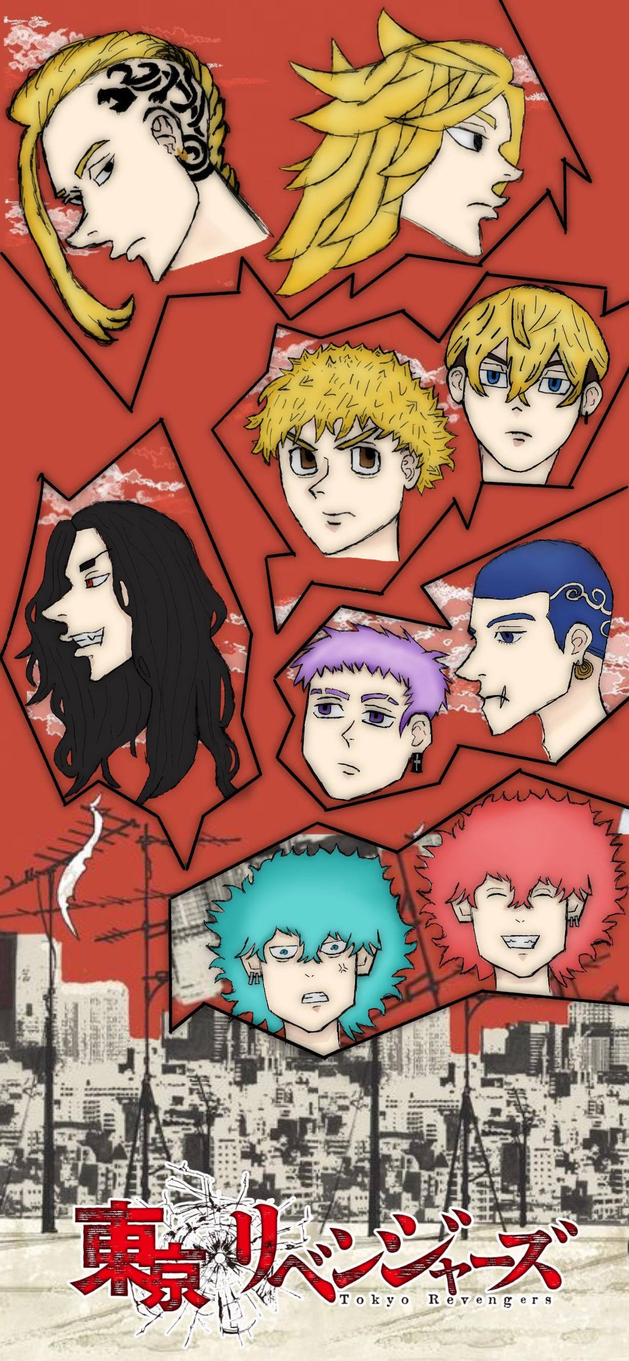 Oulike Fanart Van Tokyo Revengers Manga Karakters Muurpapier