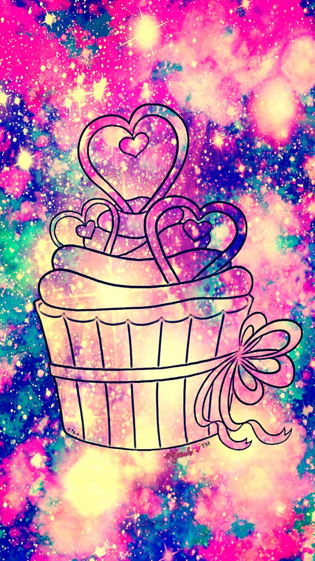 Oulike Galaxy prente Muurpapier