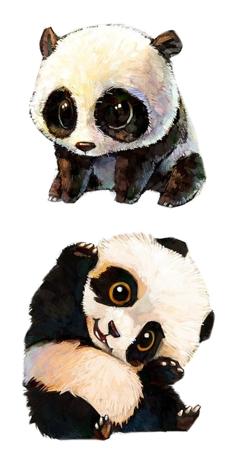 Oulike_ Geanimeerde_ Pandapaar Muurpapier