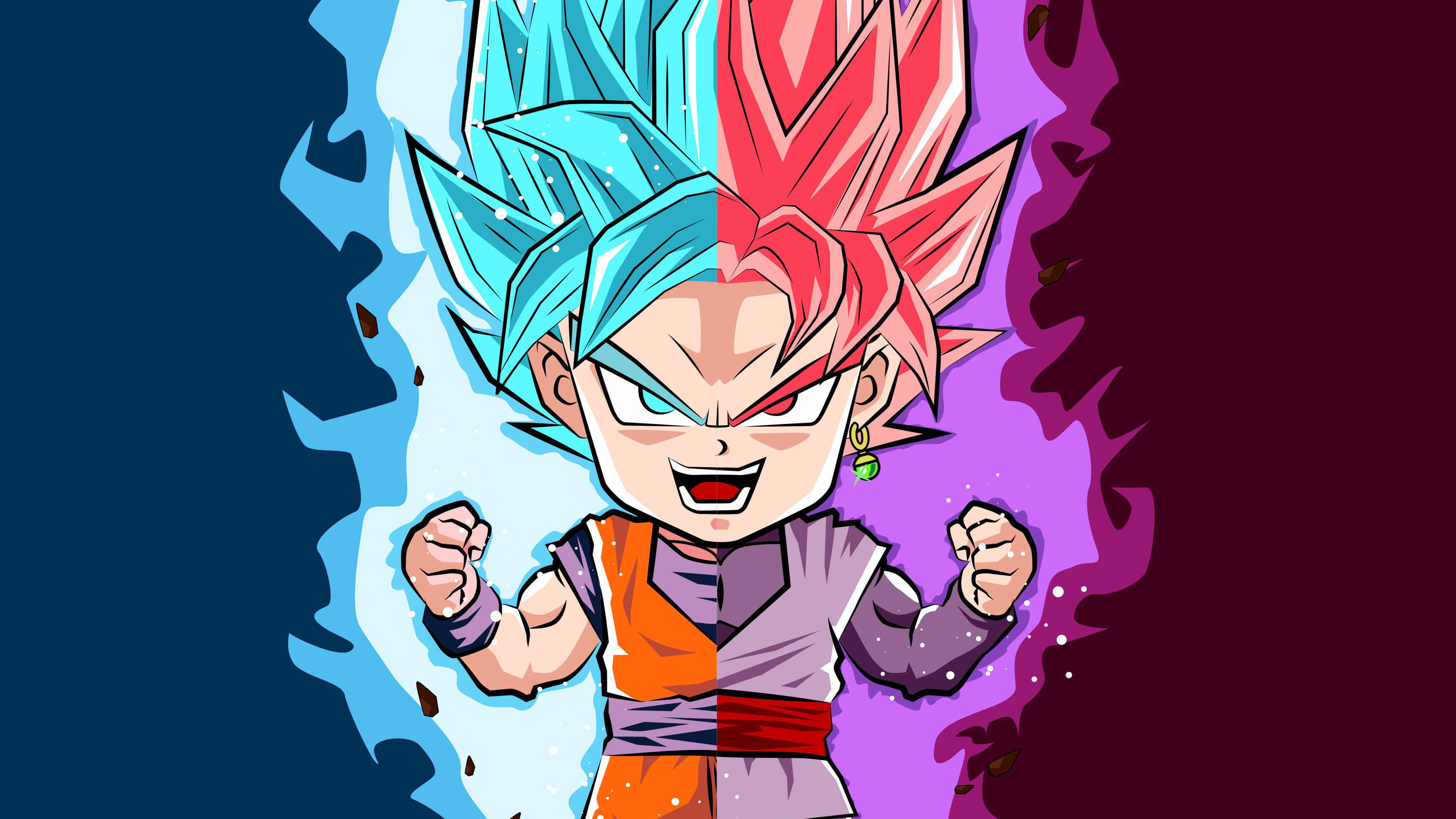 Oulike Goku Dragon Ball Super Prent Muurpapier