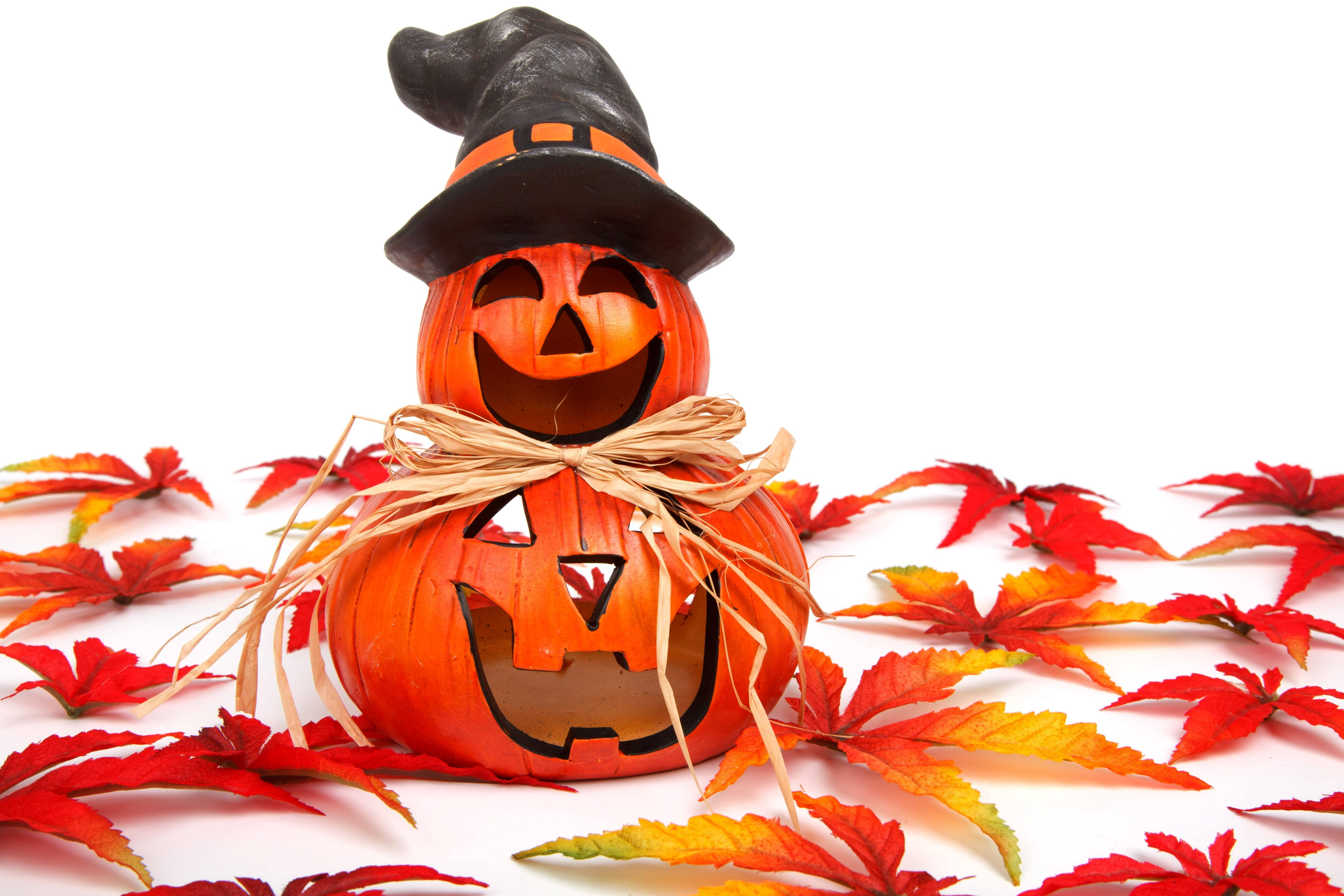 Oulike Halloween Herfs Jack O' Lantern Muurpapier