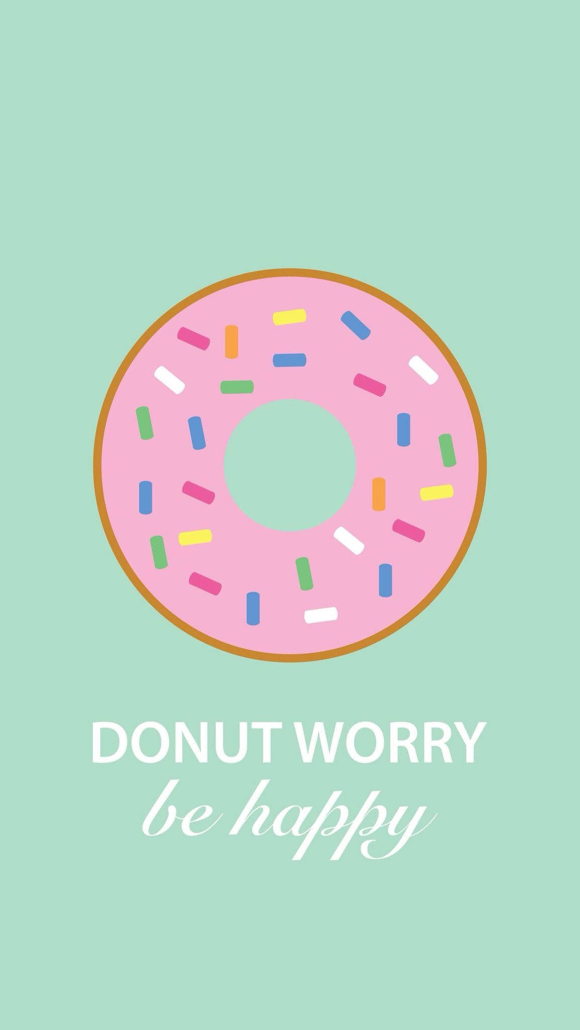 Oulike iPad Donuts Muurpapier