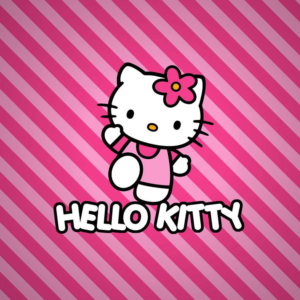 Oulike iPad Hello Kitty Muurpapier