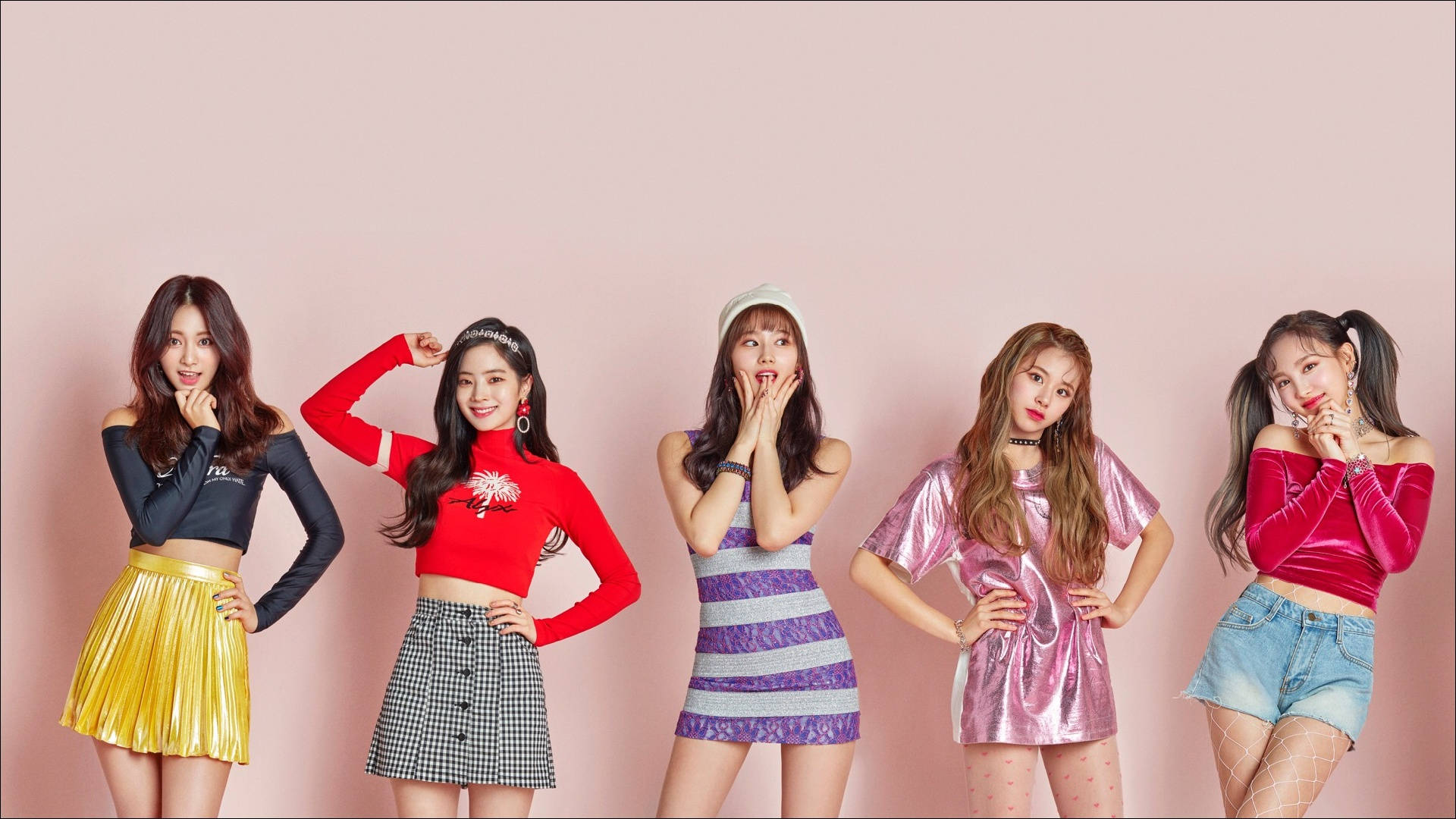 Oulike K-Pop Meisiegroep Twice — Kpop GIF Muurpapier